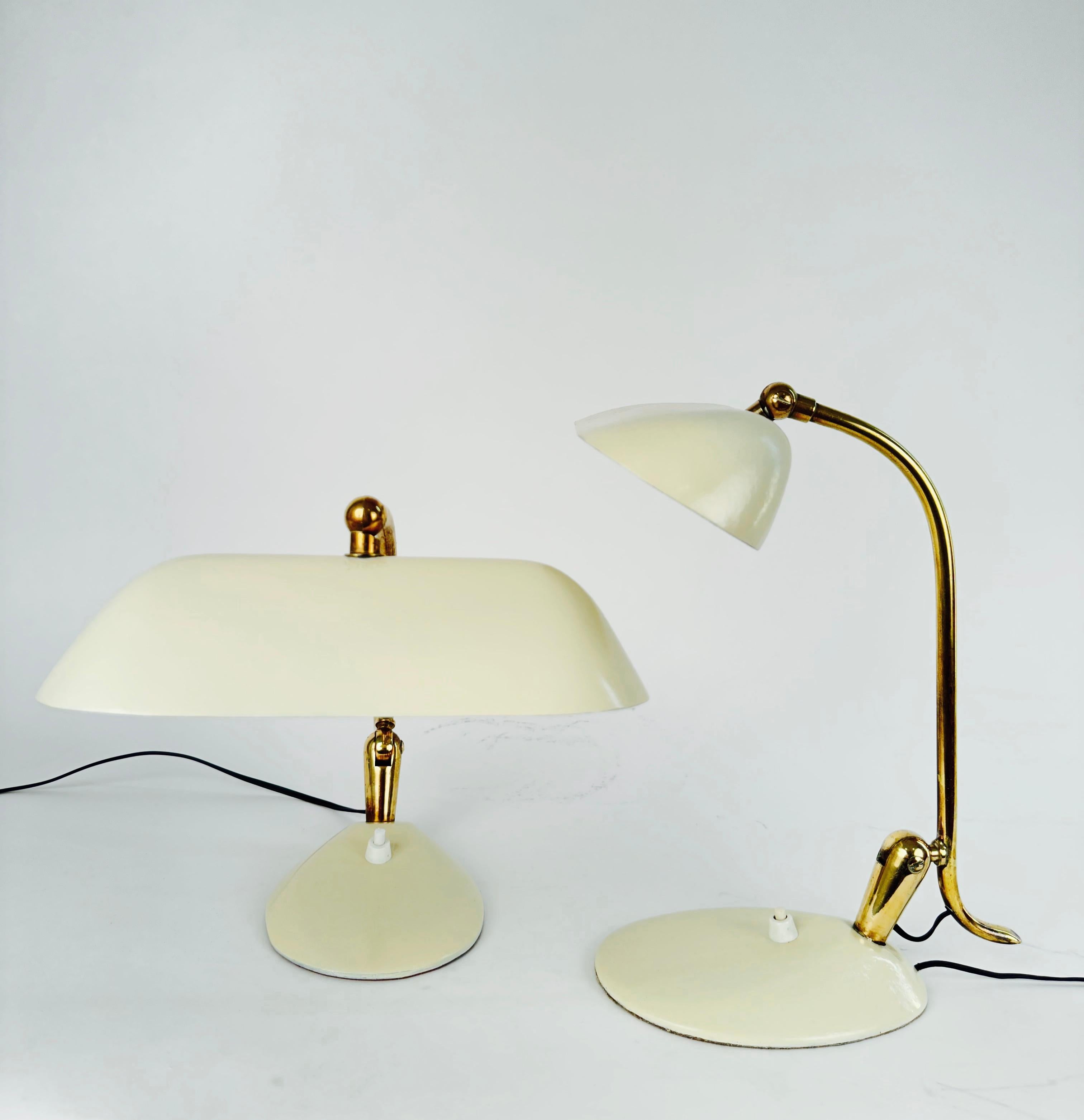Stilnovo Pair of Table Lamps, Italy, 1950 For Sale 2