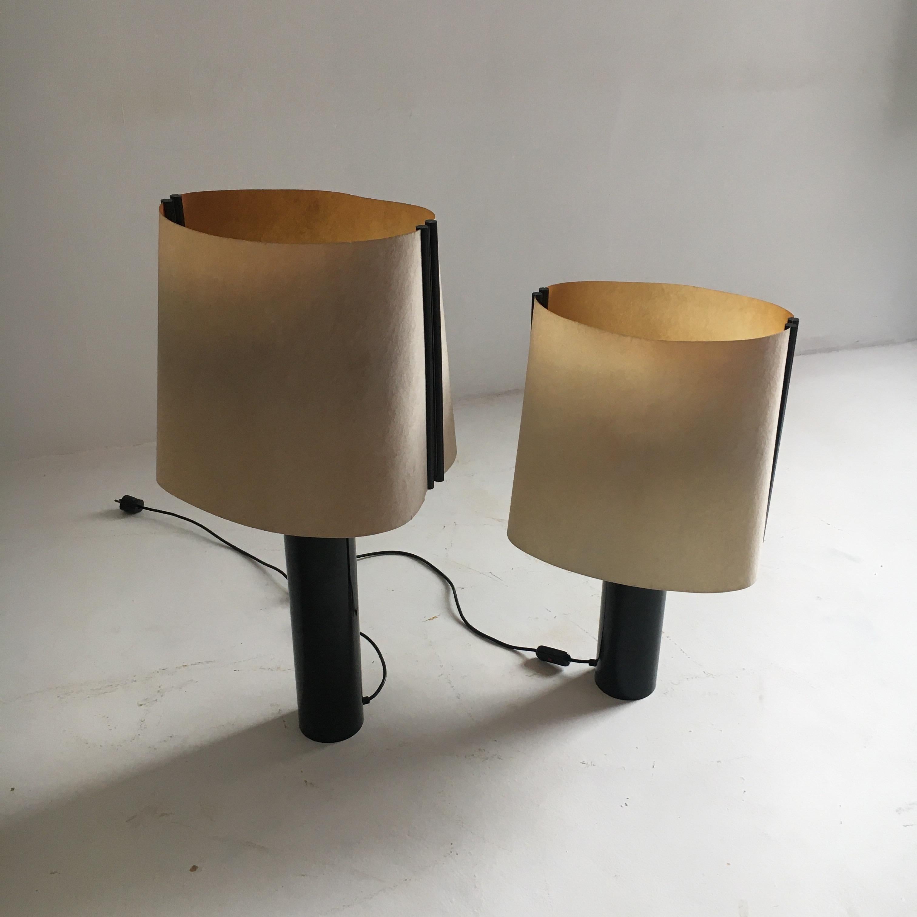 Coppia di lampade da tavolo Stilnovo modello 'Paralume', Italia, 1970 4