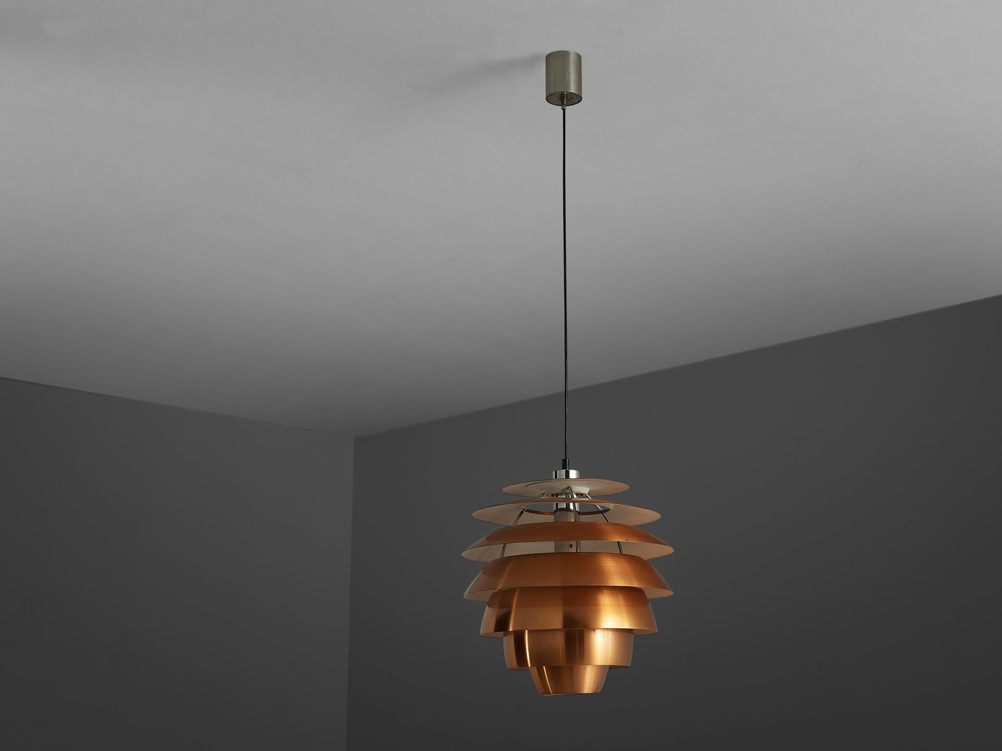 Stilnovo Pendant in Brushed Copper 3