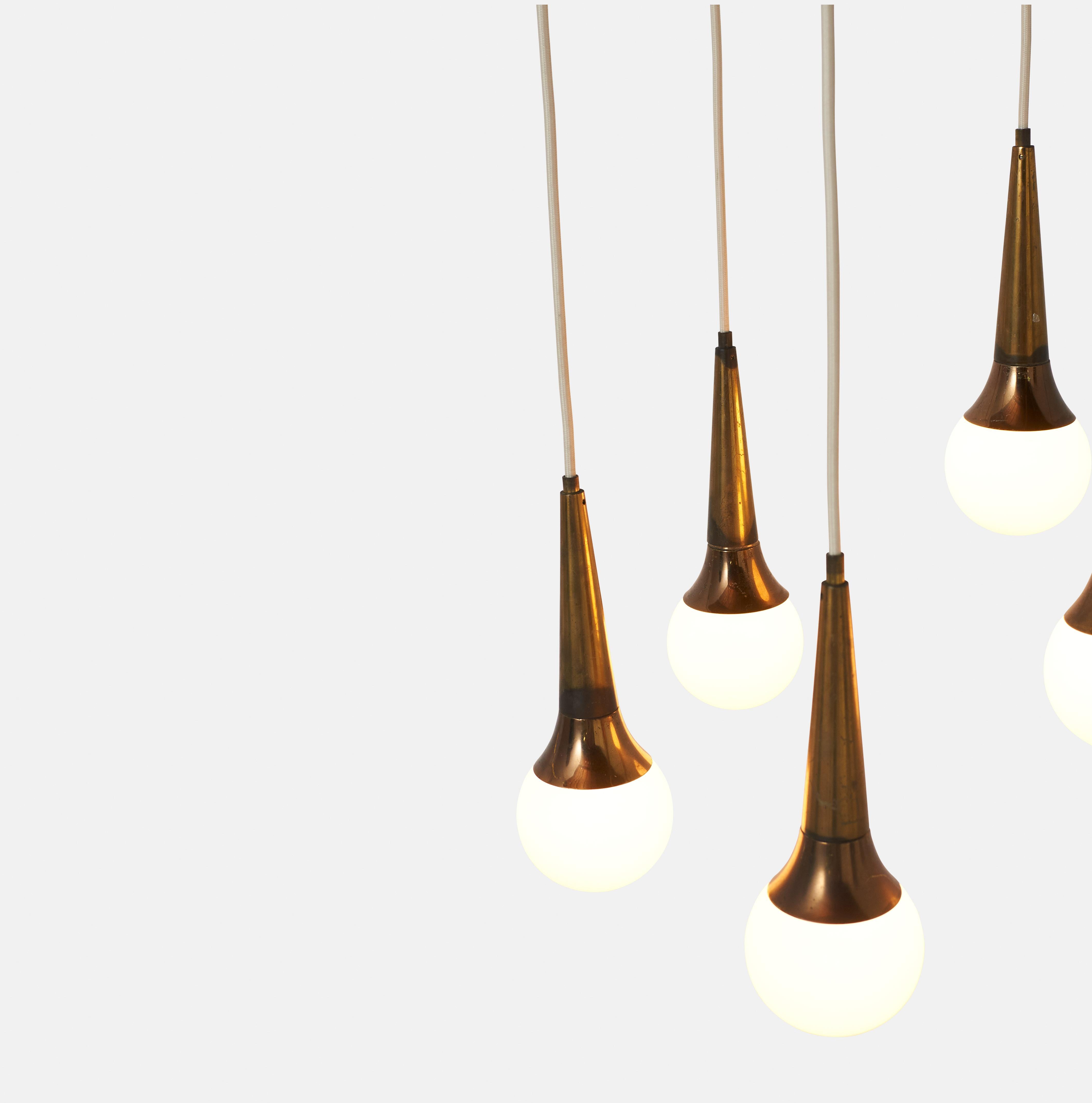 Modern Stilnovo Pendant Lamp For Sale