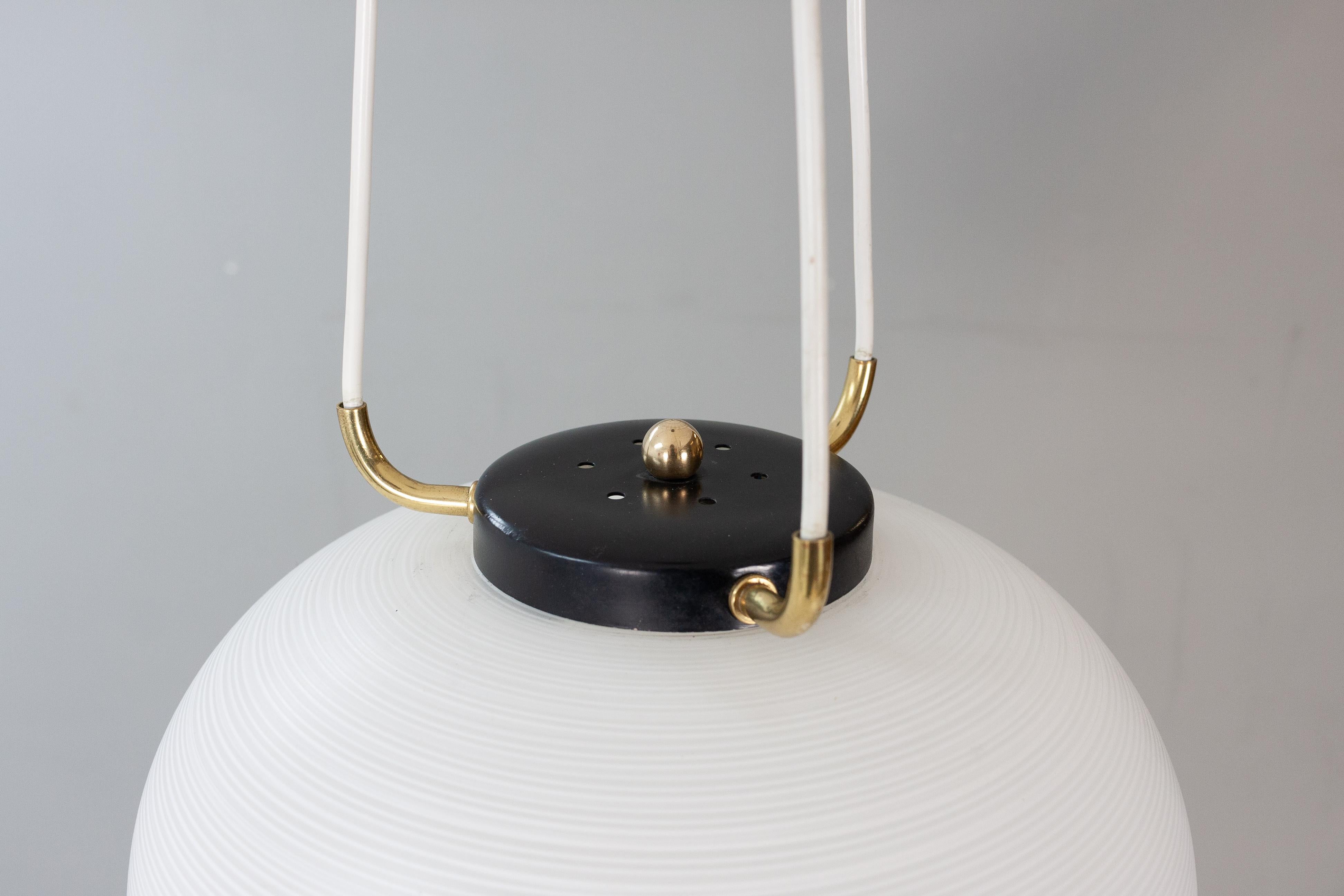 Mid-Century Modern Stilnovo Pendant Lamp For Sale