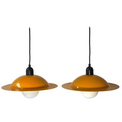 Vintage Two Stilnovo Pendant Lights