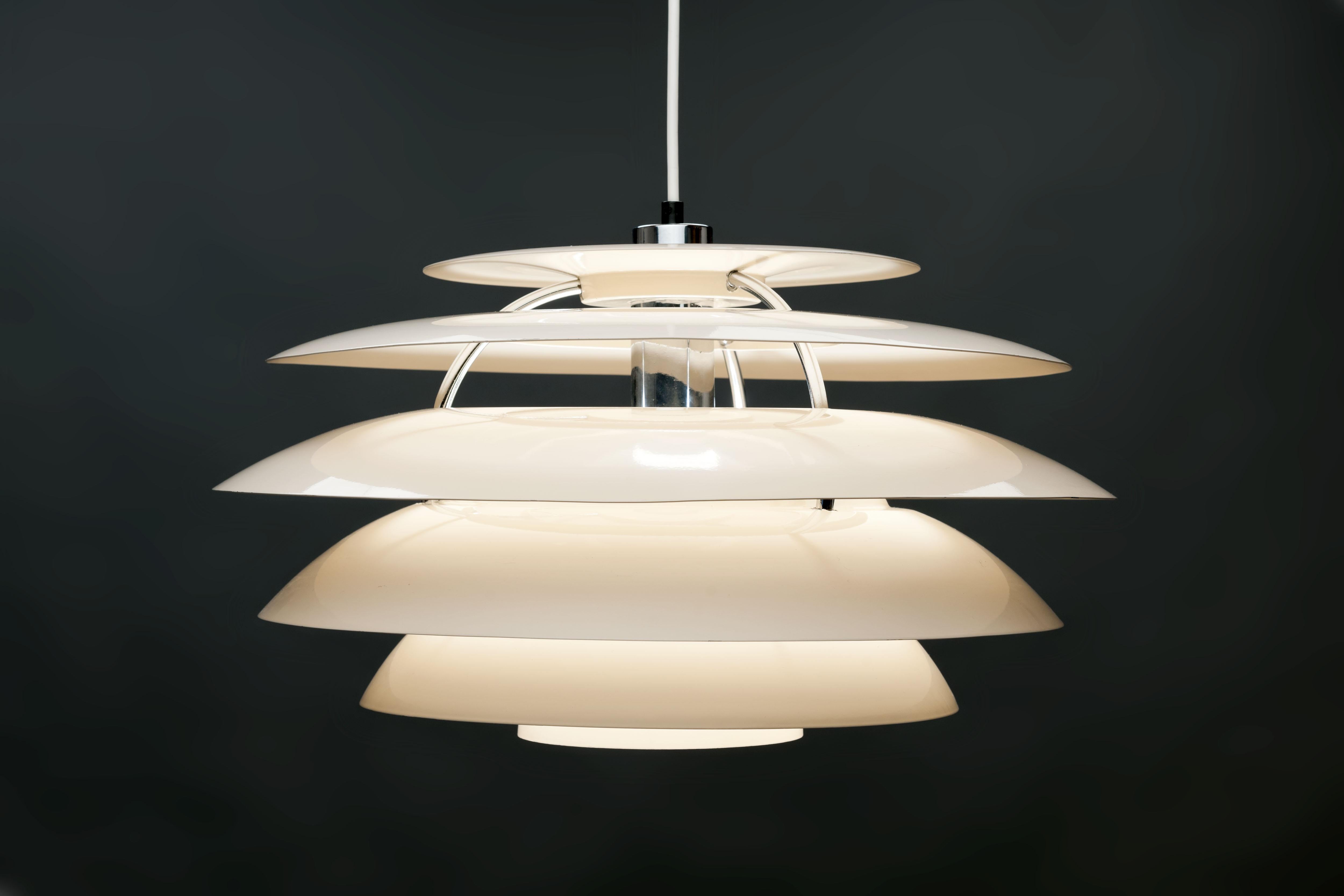 Mid-20th Century Stilnovo Pendant Lamp Model 1262, Italy, 1960