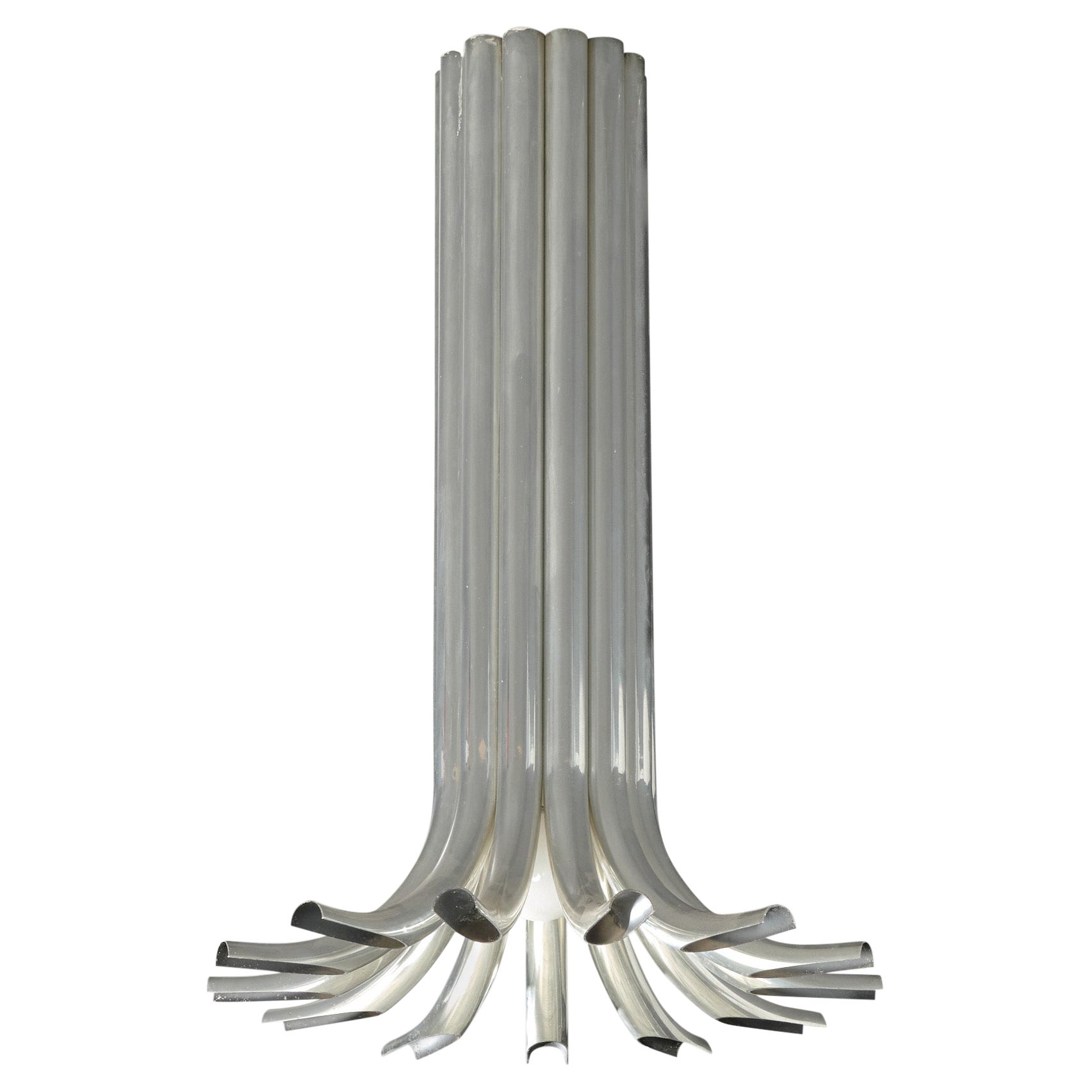 Stilnovo, Pendant Light, Metal, Italy, 1960s