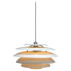 Stilnovo Pendant Light of 6 Layered Shades, Model 2501, 1960's, Stamped