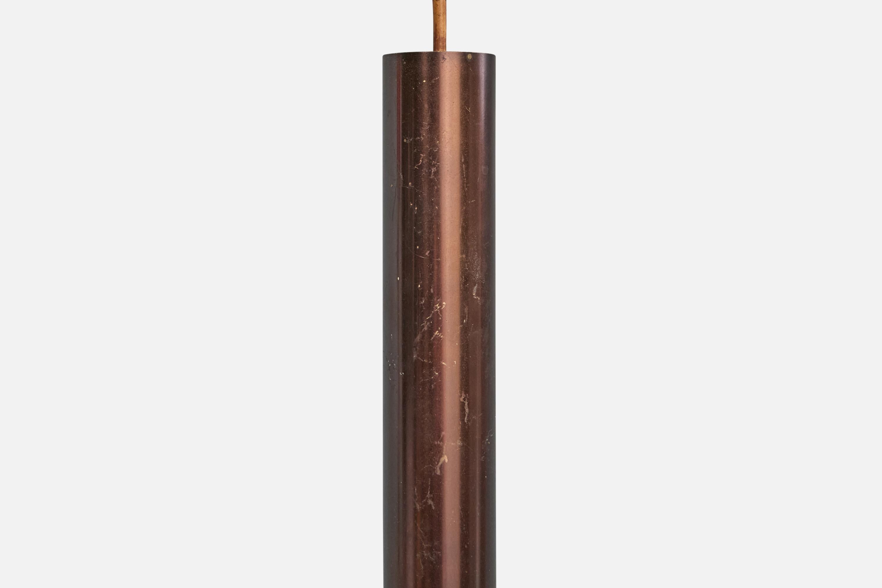 Stilnovo, Lights, laiton, cuivre, verre, Italie, années 1950 en vente 4