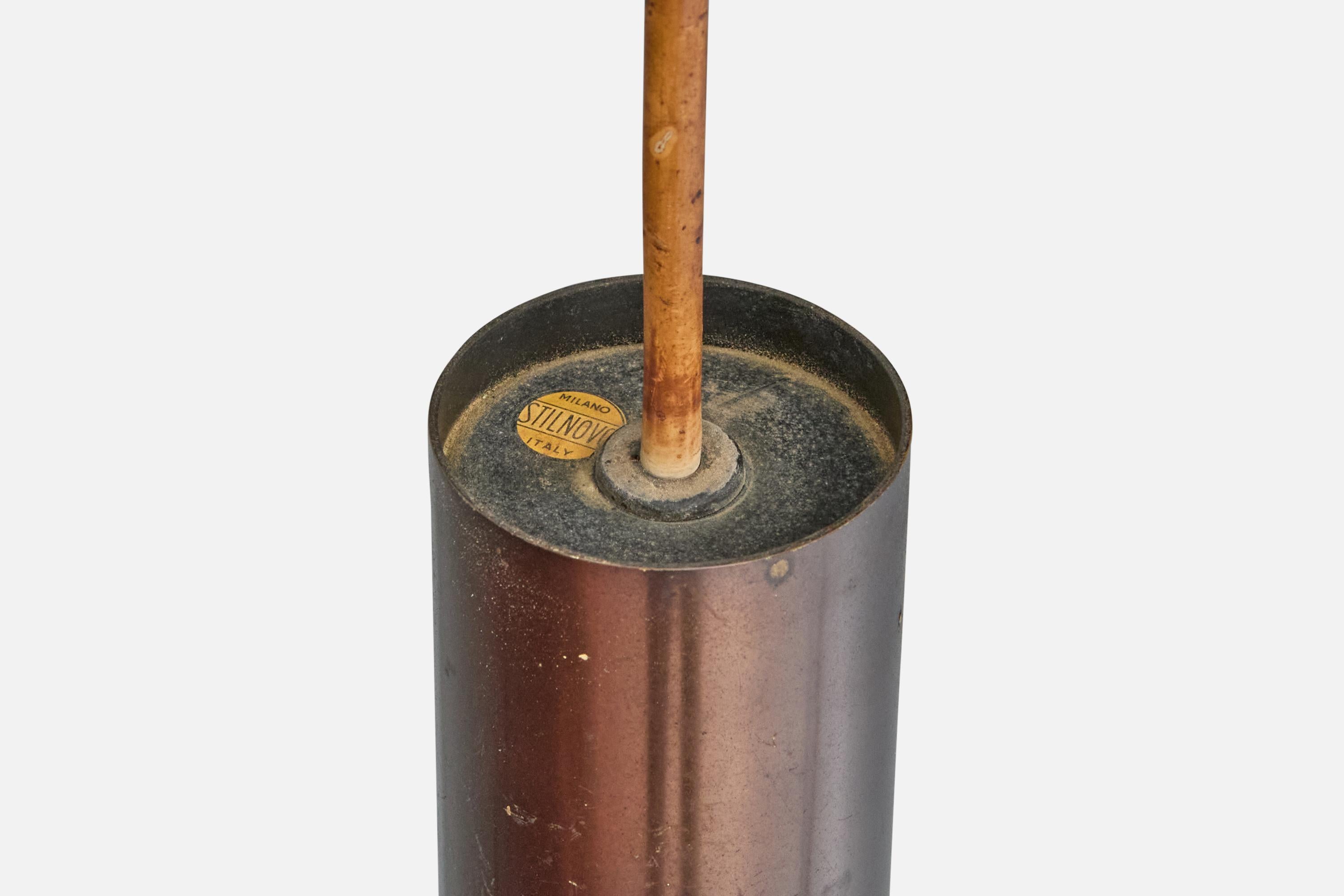 Stilnovo, Lights, laiton, cuivre, verre, Italie, années 1950 en vente 6