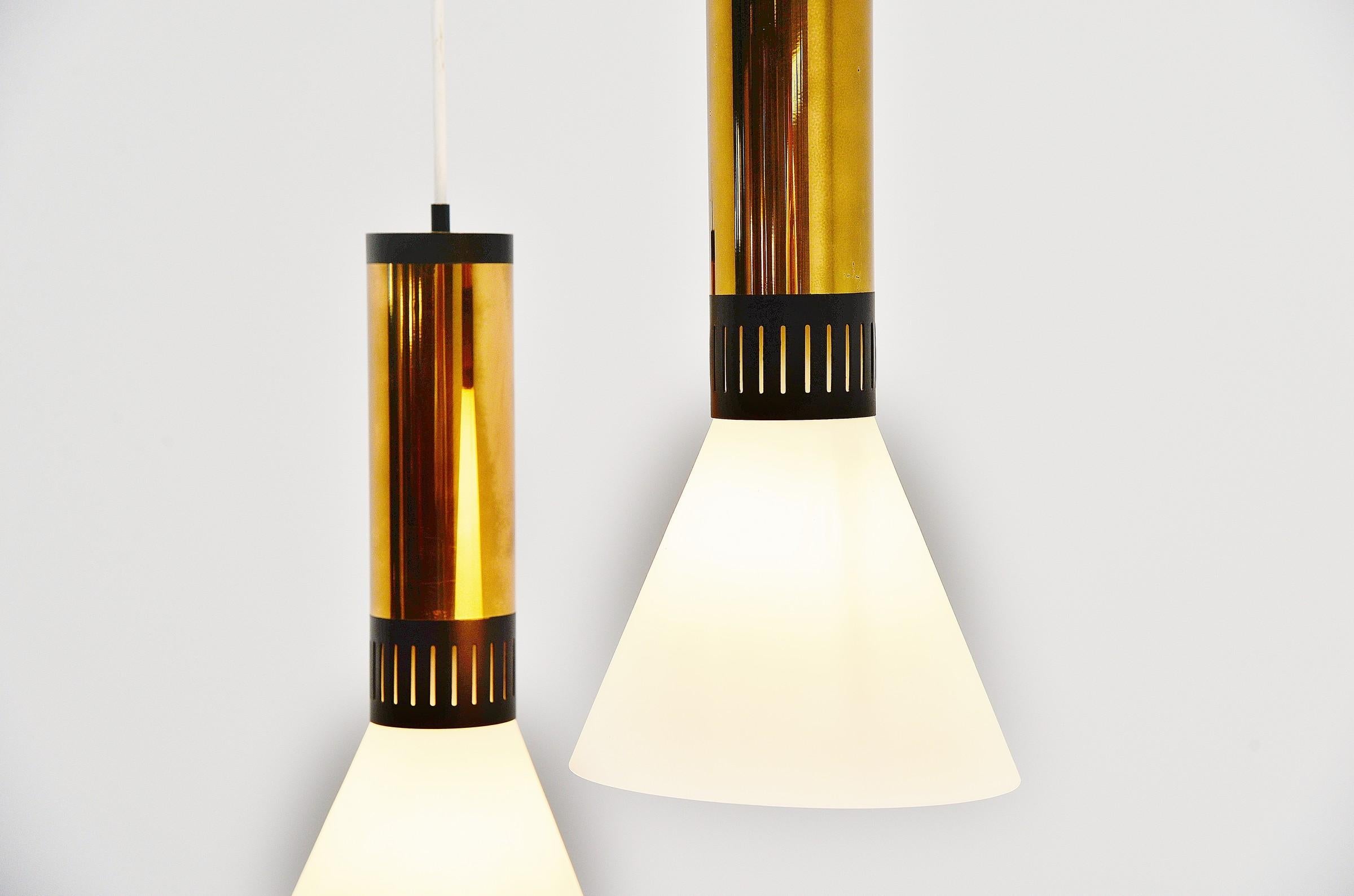 Italian Stilnovo Pendant Model 1135/2 Stilnovo, Italy, 1960 For Sale