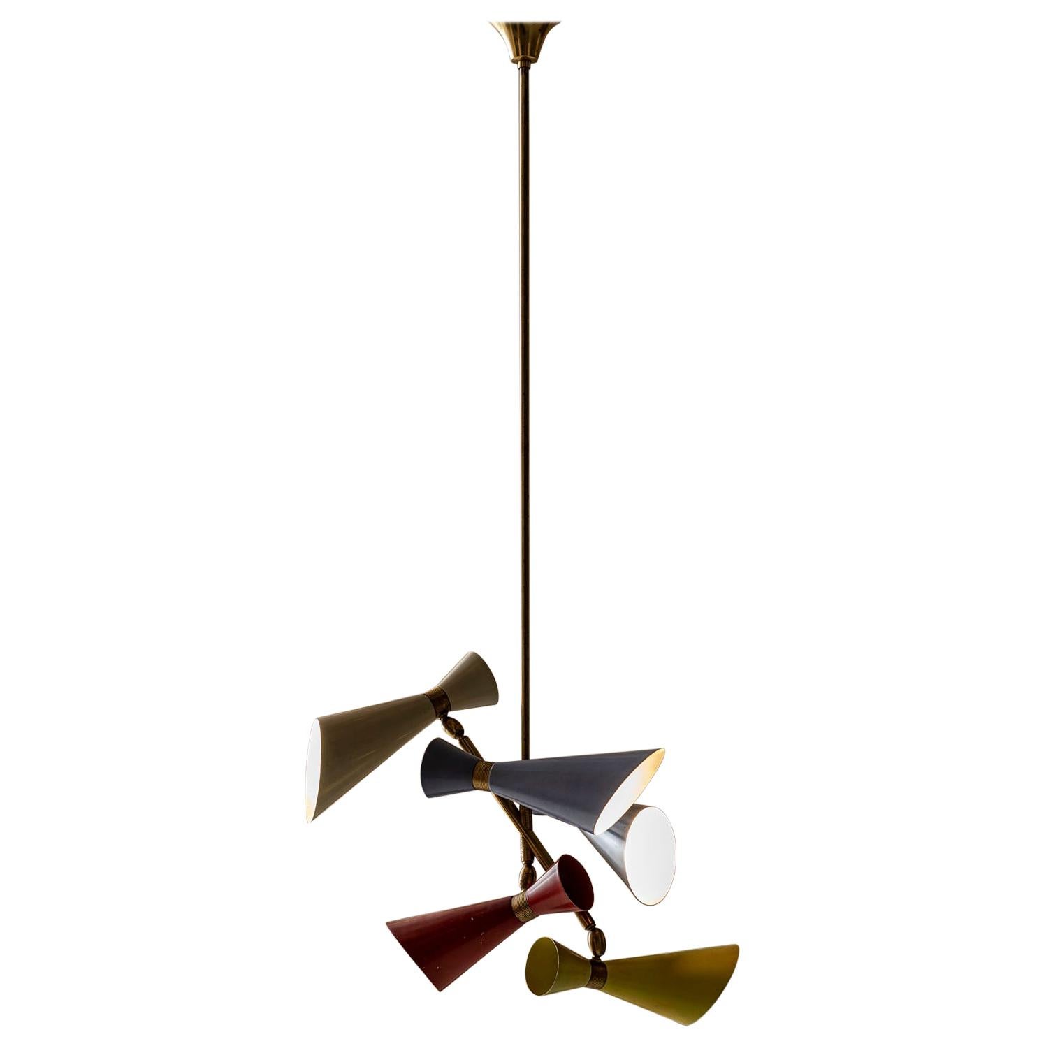 Stilnovo Pendant with Five Lights