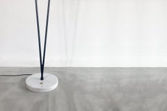 Stilnovo Production, Marble and Brass Floor Lamp