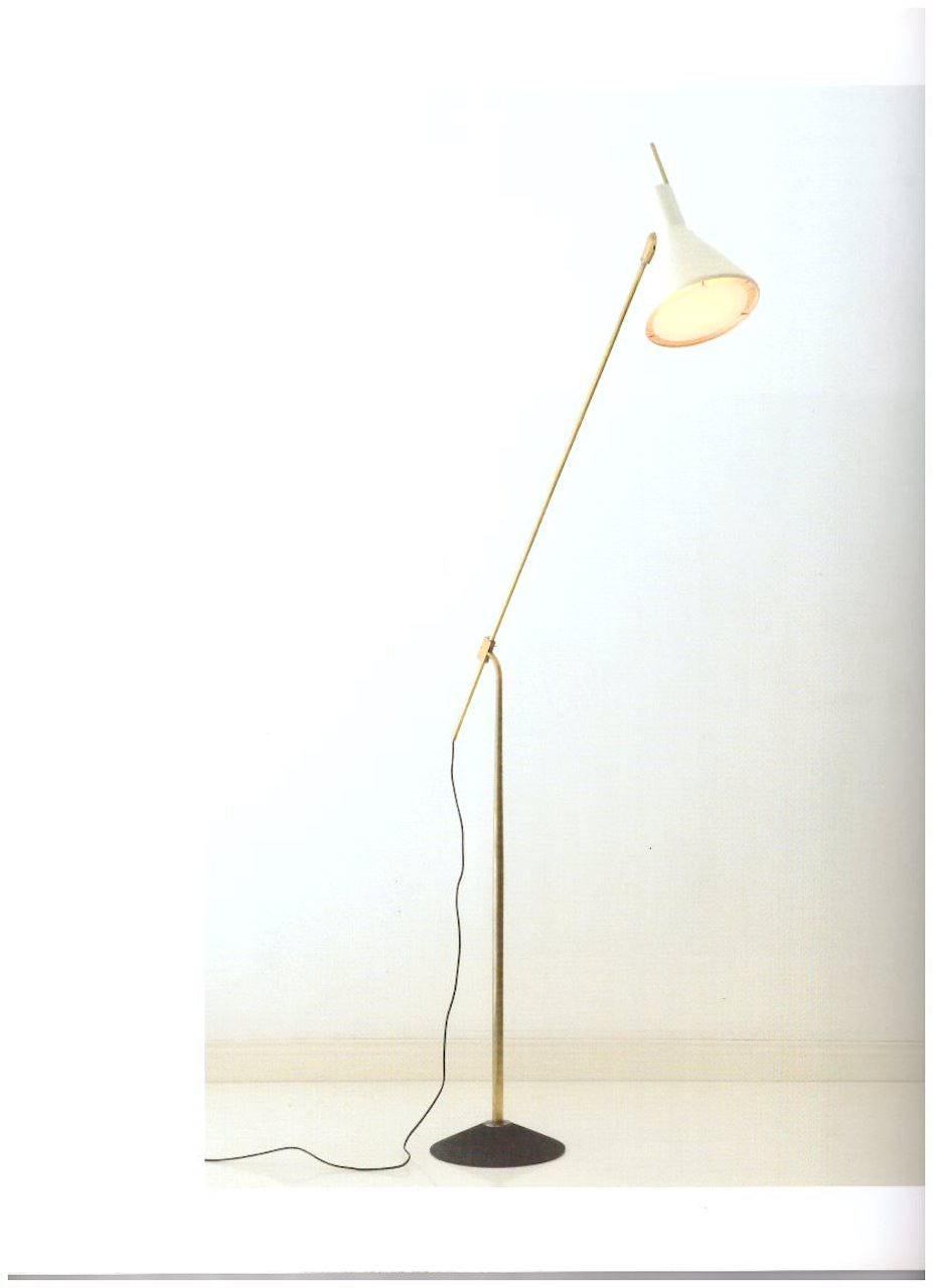 Stilnovo Rare Floor Lamp in Brass  Italy, 1950s Publisched For Sale 7