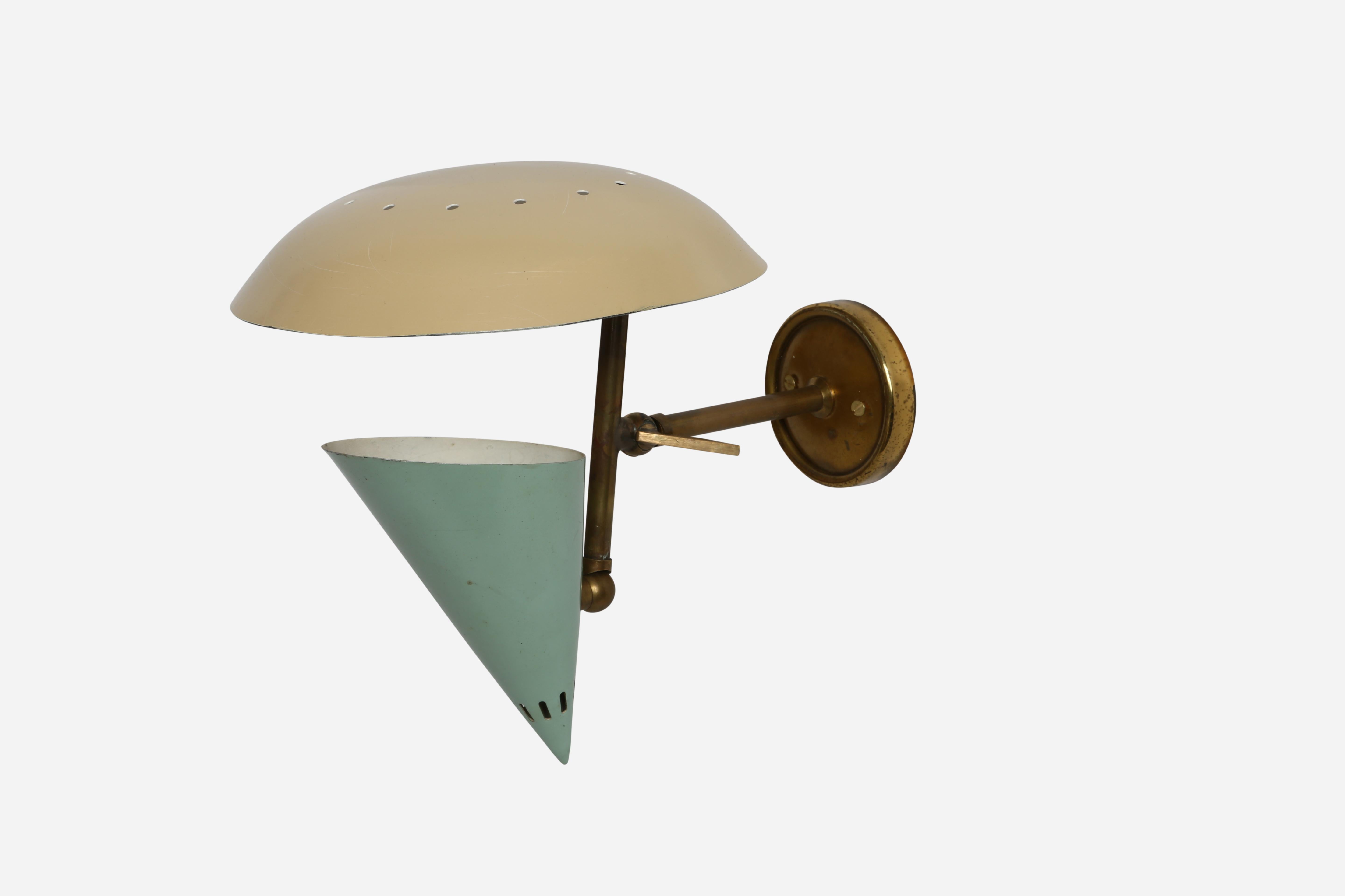 Stilnovo sconce Italy circa 1960s attributed For Sale 1