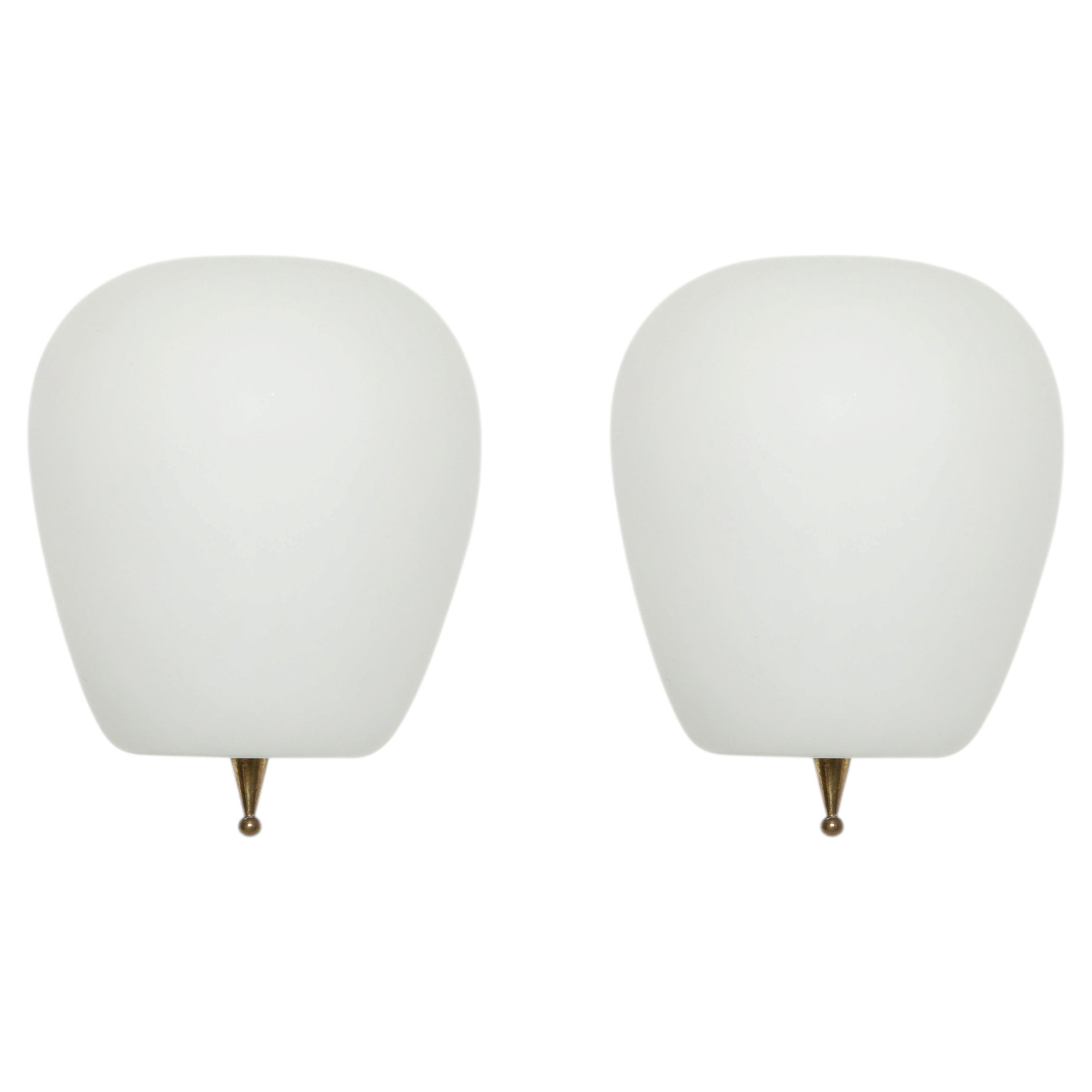 Stilnovo sconces set of 2, Italy circa 1960s