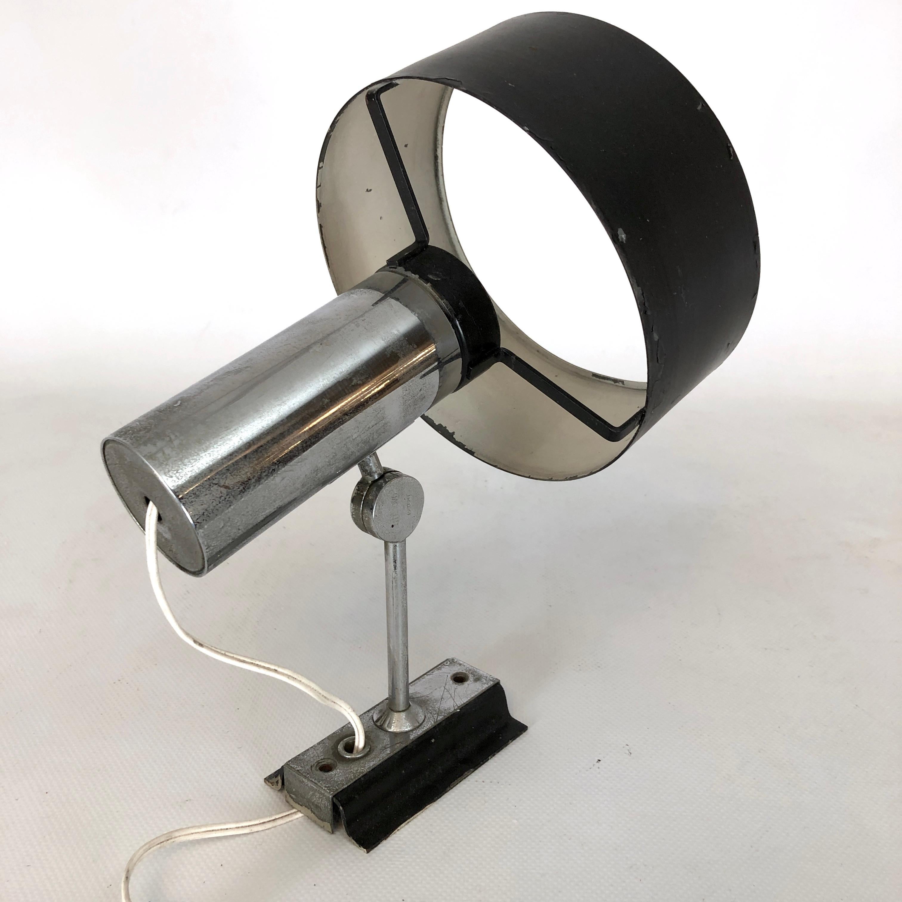 Stilnovo, Signed Mid-Century Adjustable Wall Lamp from 50s For Sale 4