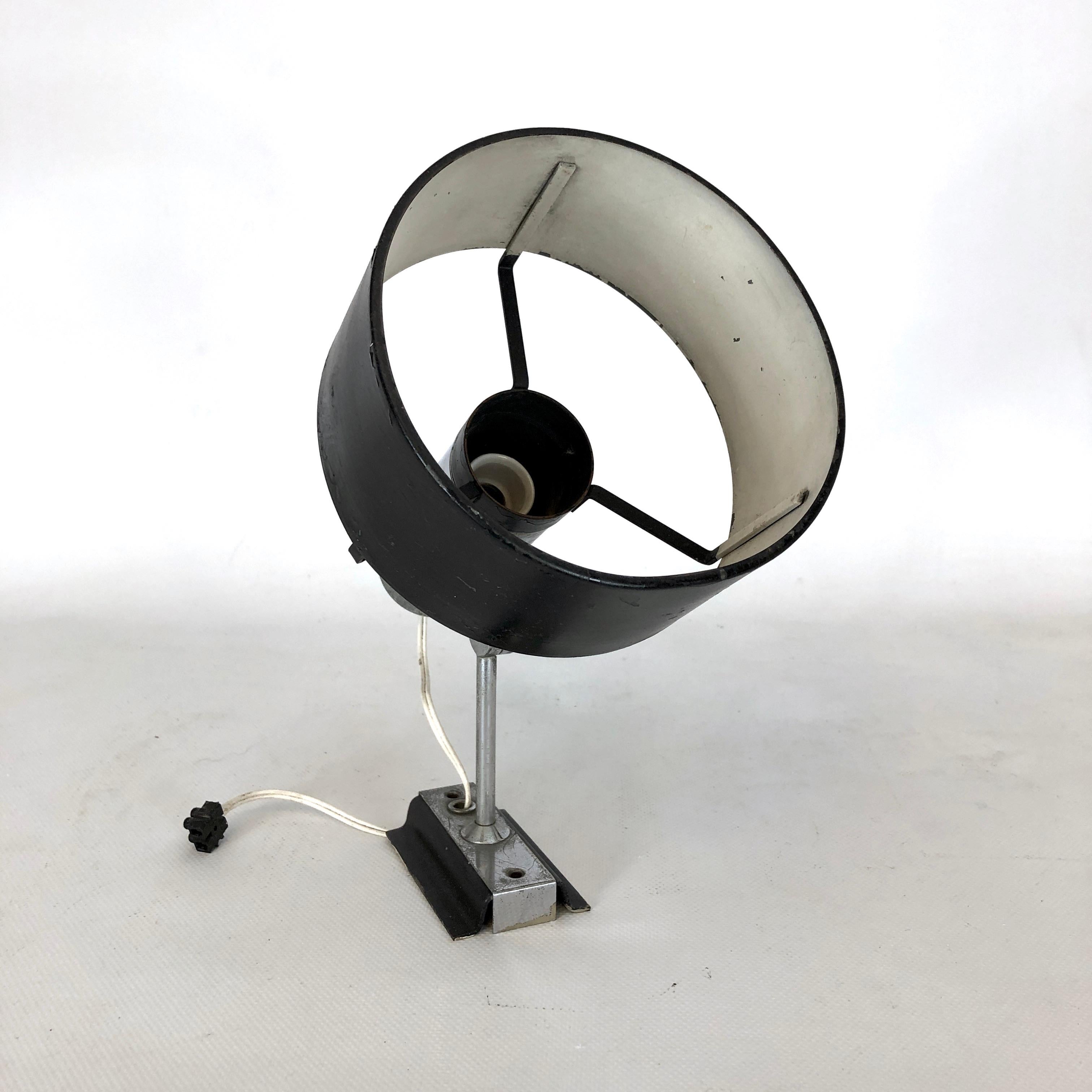 Italian Stilnovo, Signed Mid-Century Adjustable Wall Lamp from 50s For Sale