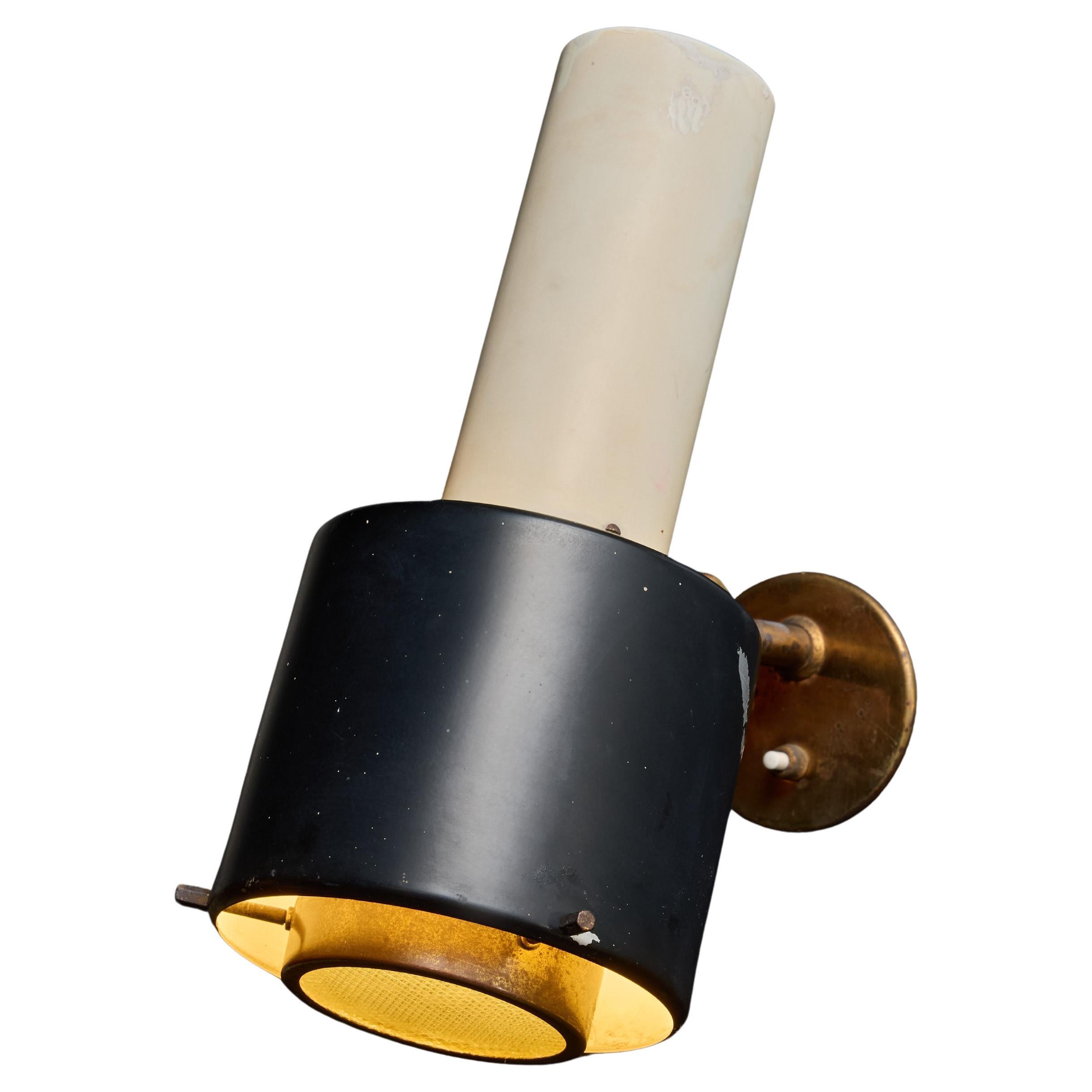 Stilnovo Signed Mid Century Wall Sconce
