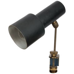 Stilnovo small clamp table light. Italy c1950