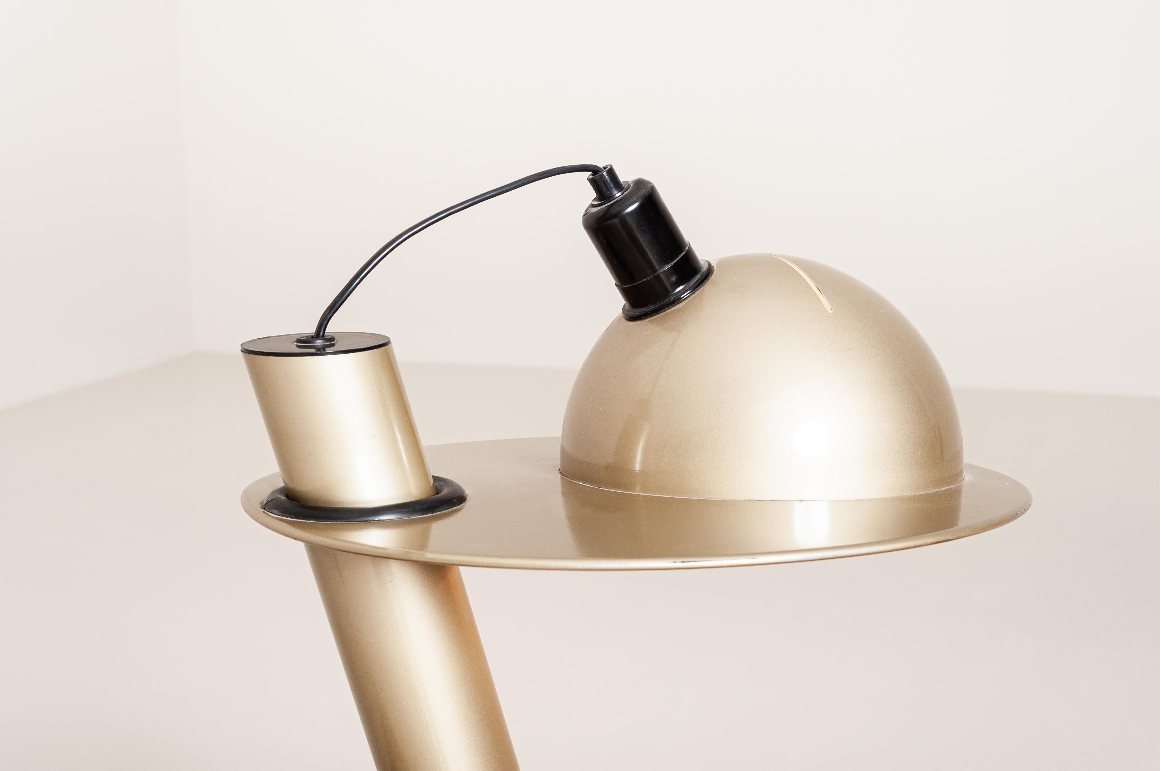 Stilnovo Space Age Adjustable Table Lamp, Metal, Plastic and Rubber, Italy 1970s For Sale 3