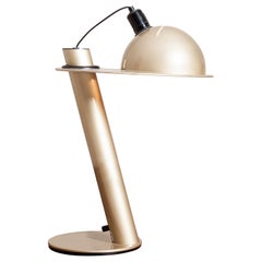 Stilnovo Space Age Adjustable Table Lamp, Metal, Plastic and Rubber, Italy 1970s