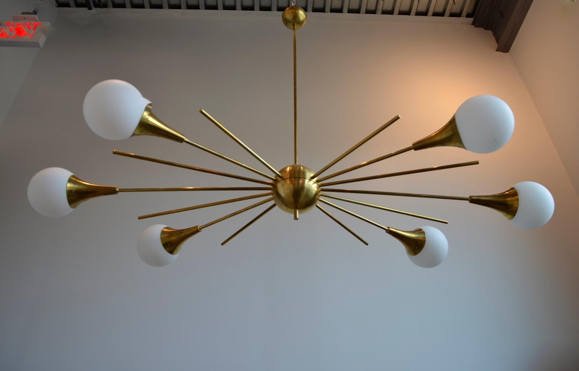 brass sputnik chandeliers