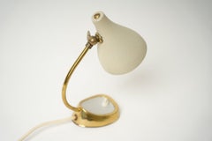Stilnovo Style Brass Tble Lamp Italy 1950s