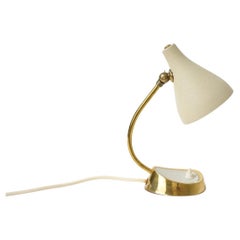 Stilnovo Style Brass Tble Lamp Italy 1950s