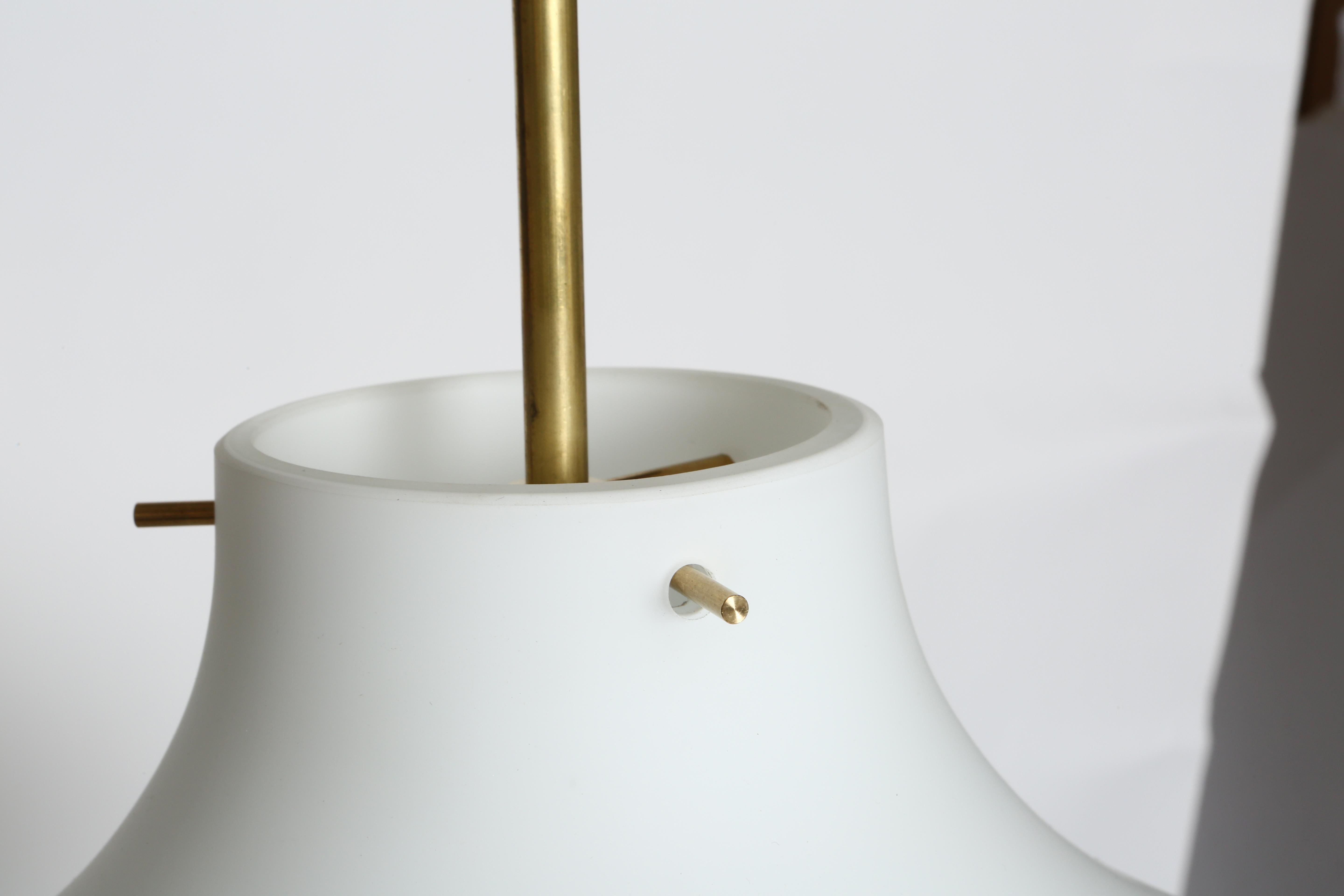 Contemporary Stilnovo style ceiling light For Sale