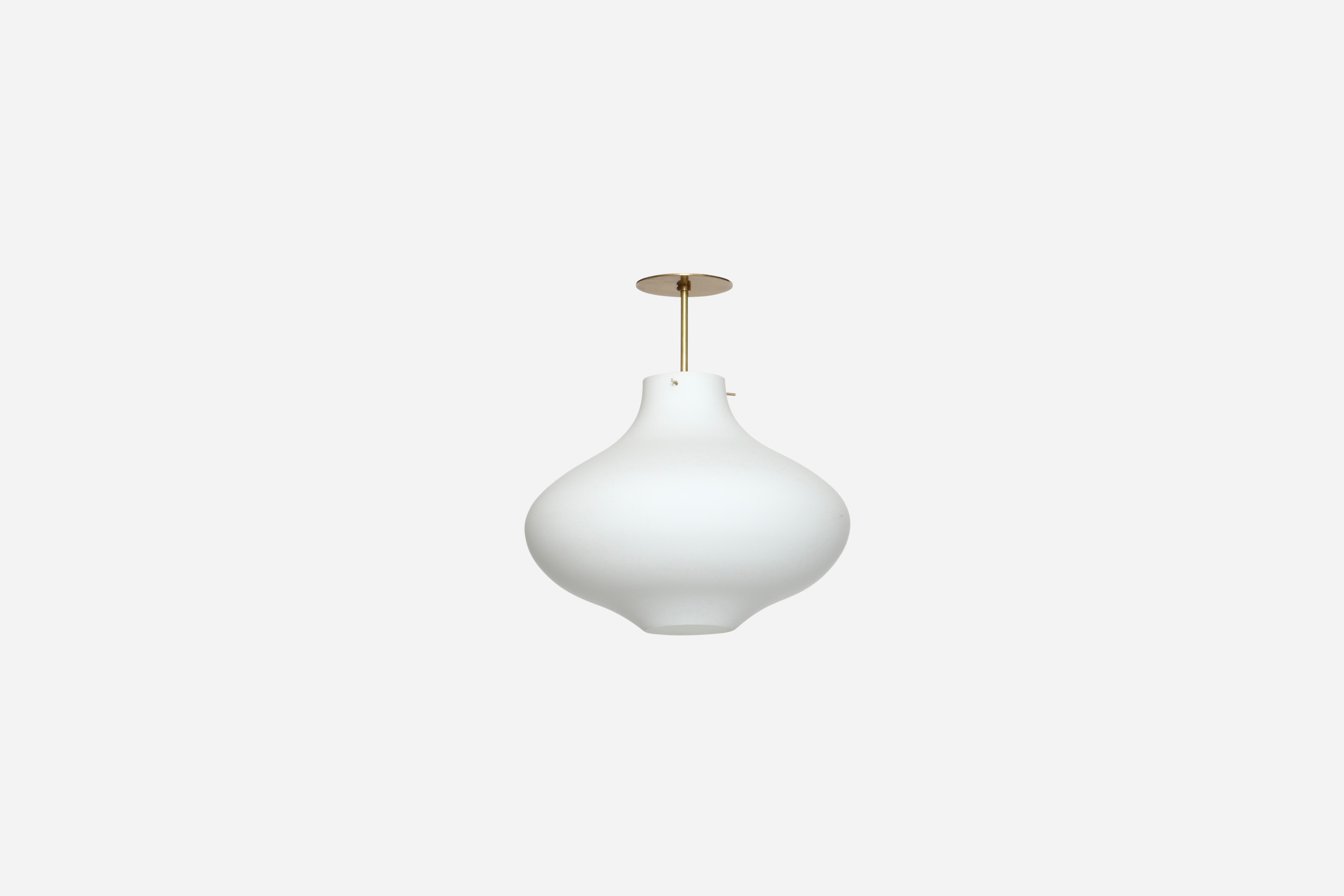 Stilnovo style ceiling pendant For Sale 4
