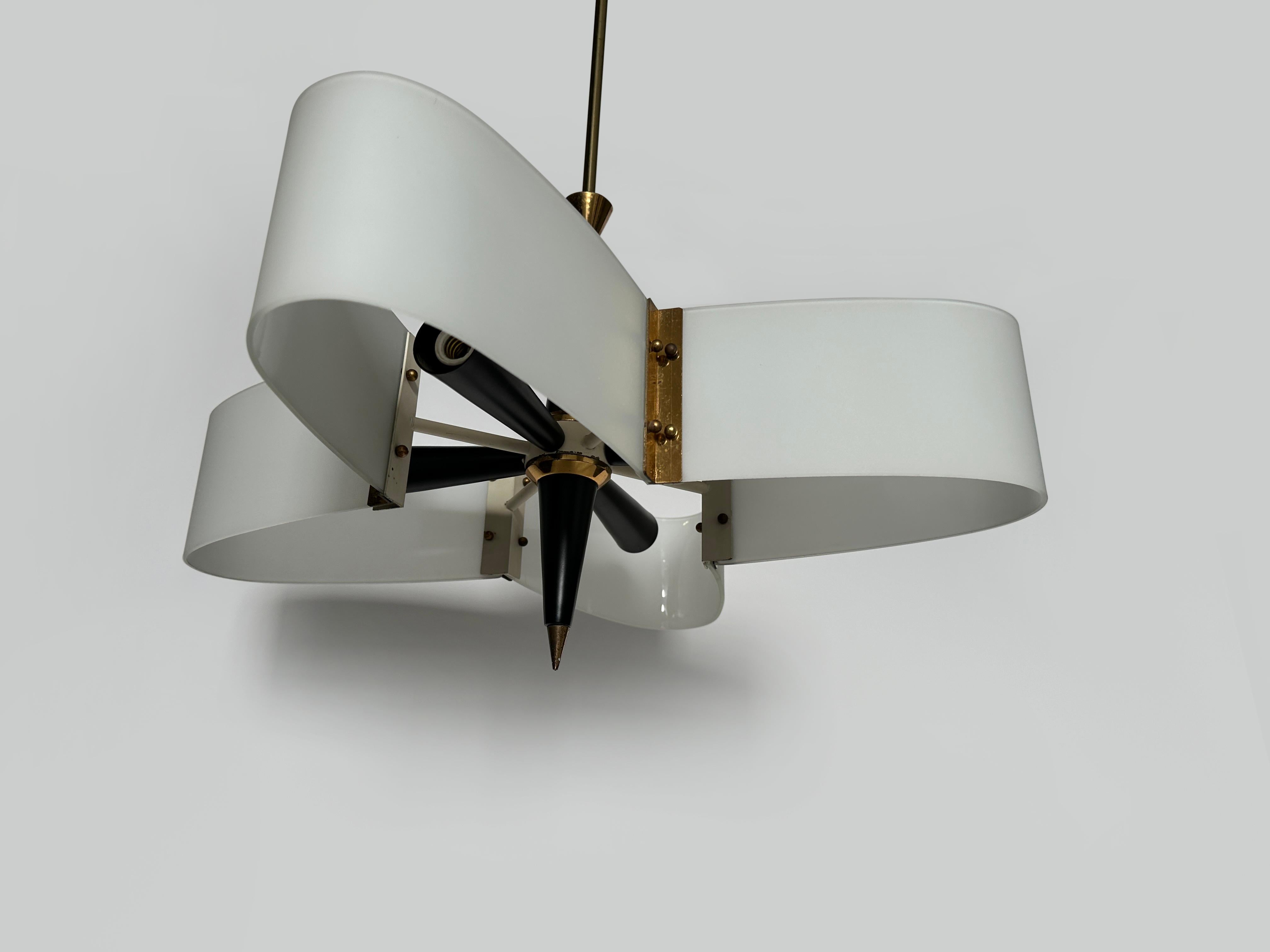 Ciondolo da soffitto in stile Stilnovo, Italia 1960 in vendita 2