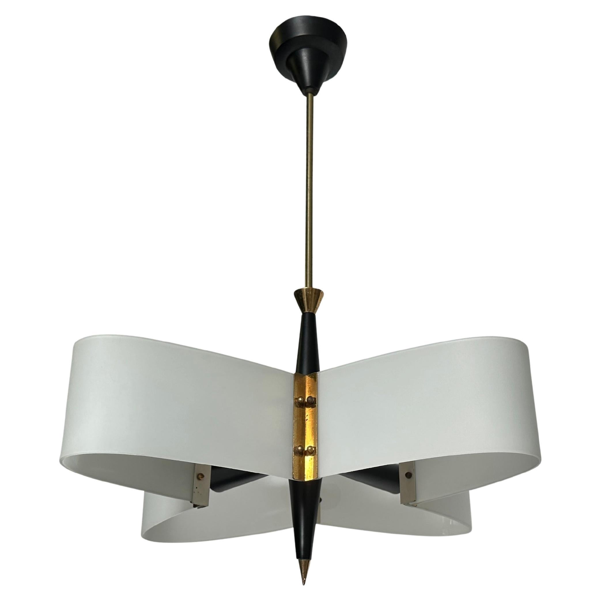 Stilnovo Style Ceiling Pendant, Italy 1960s