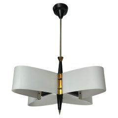 Stilnovo Style Ceiling Pendant, Italy 1960s