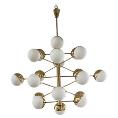 Stilnovo Style Chandelier