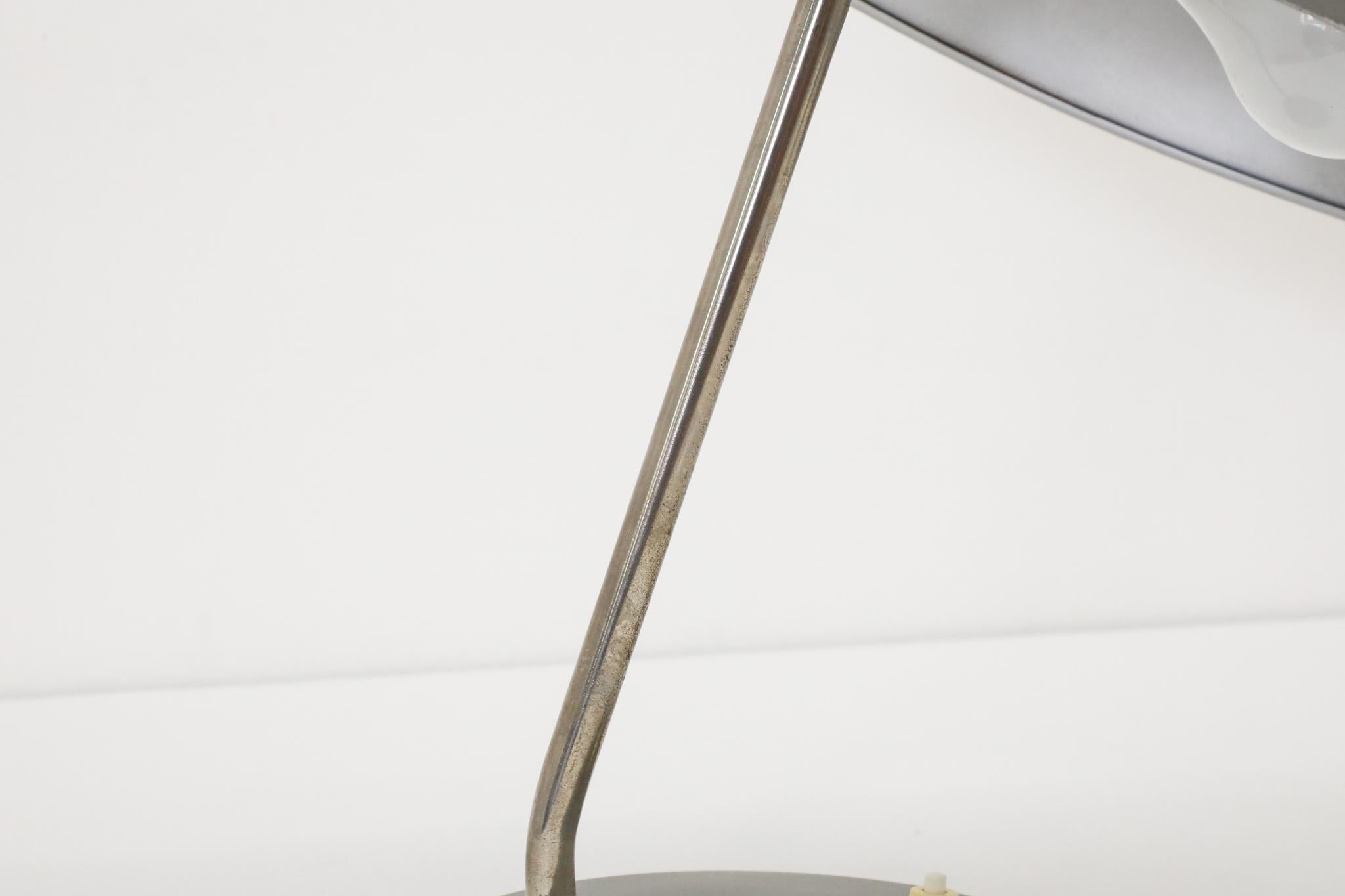 Stilnovo Style Industrial Desk Lamps by V.E.B NARVA Leuchten For Sale 9