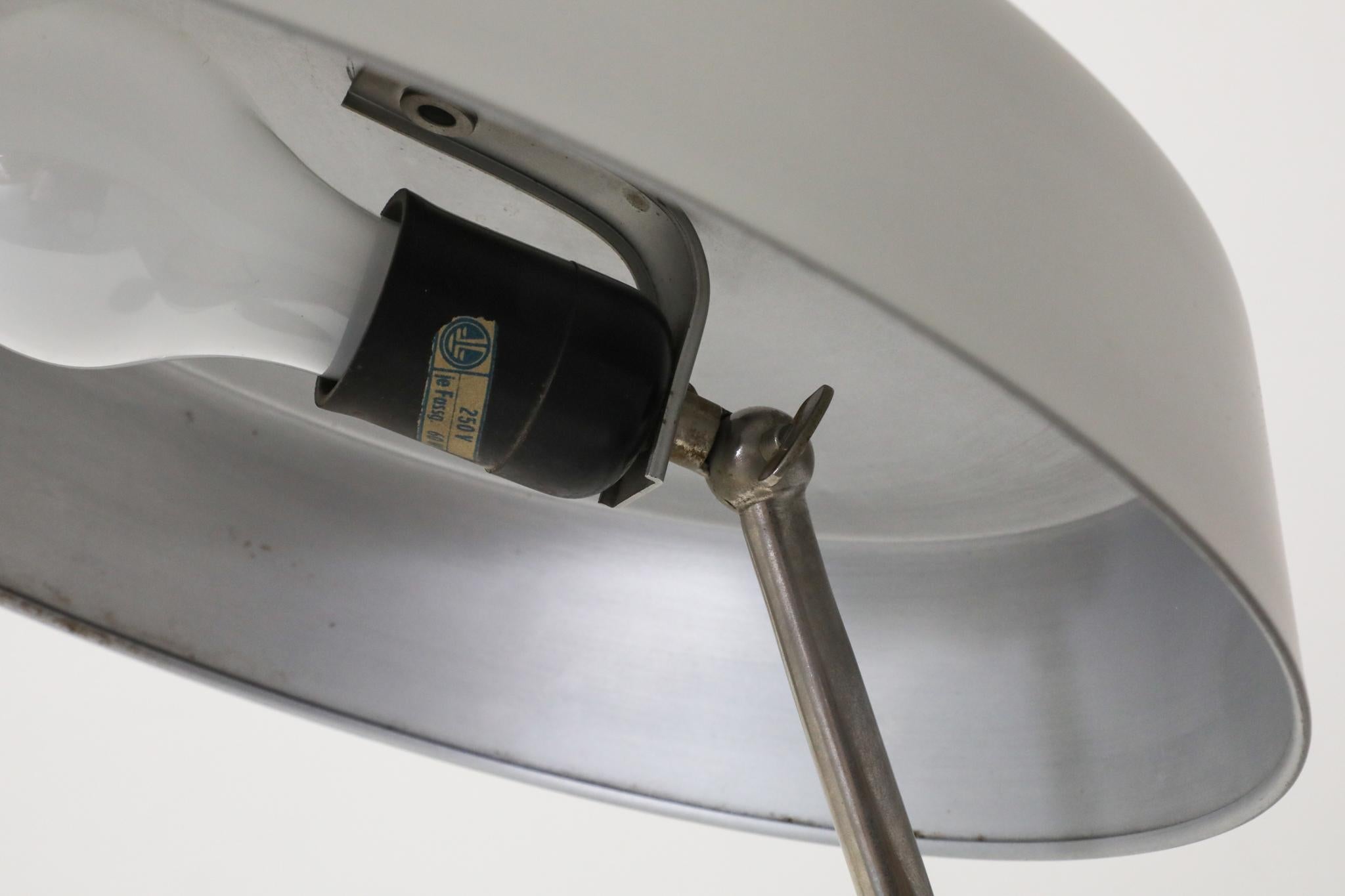 Stilnovo Style Industrial Desk Lamps by V.E.B NARVA Leuchten For Sale 11