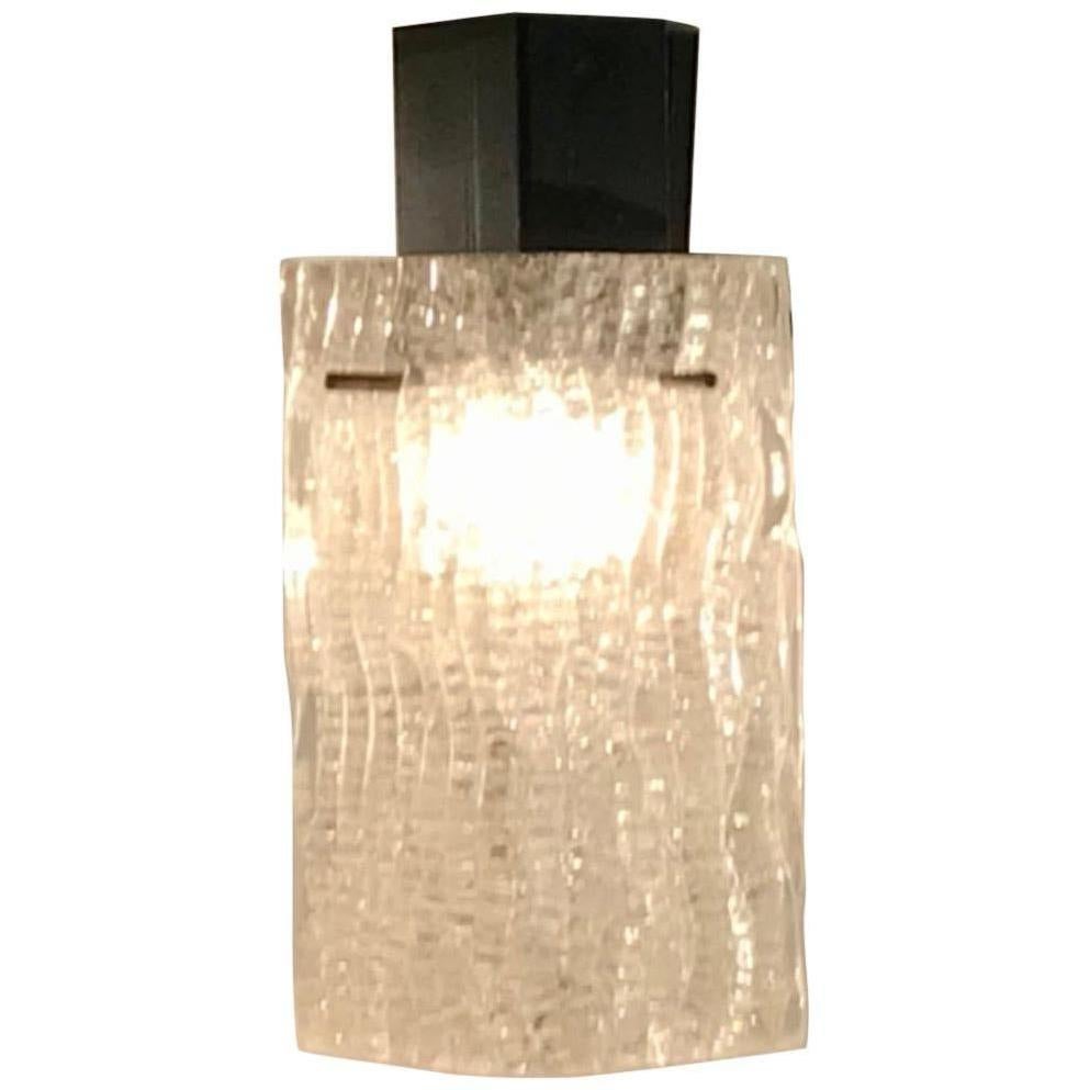 Stilnovo Style Sconces Brass Iron Glass, 1950, Italy For Sale