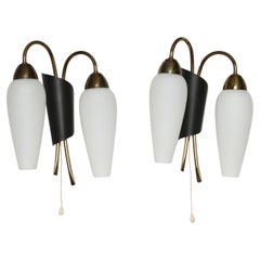 Stilnovo style sconces, Italy 1960s
