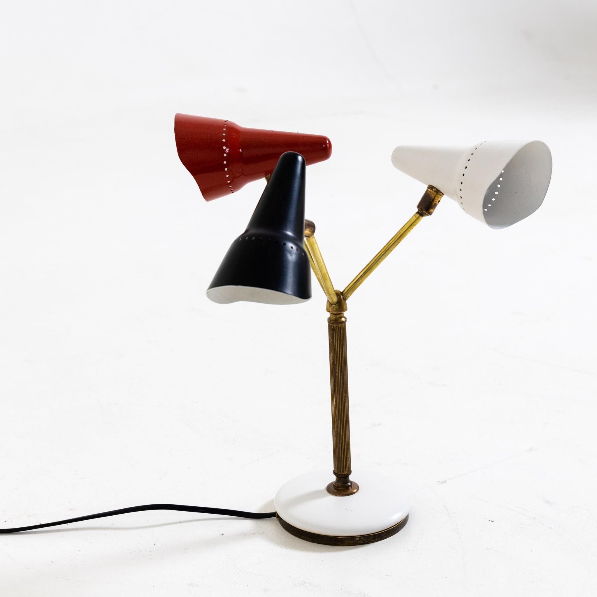 Italian Stilnovo-Style Table Lamp, Italy Mid-20th Century For Sale