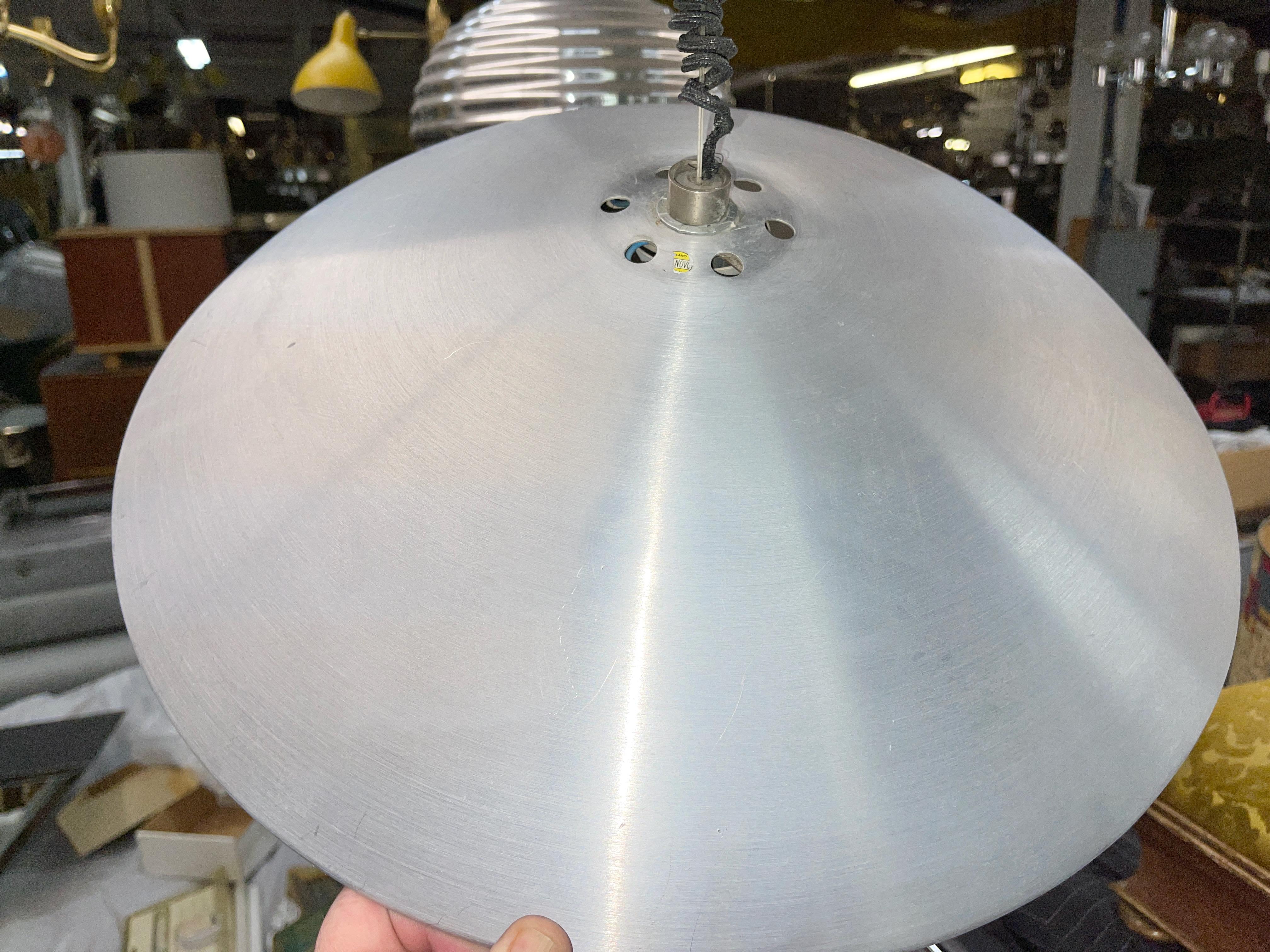 Stilnovo Height Adjustable UFO Suspension Pendant 'Sgned' For Sale 1
