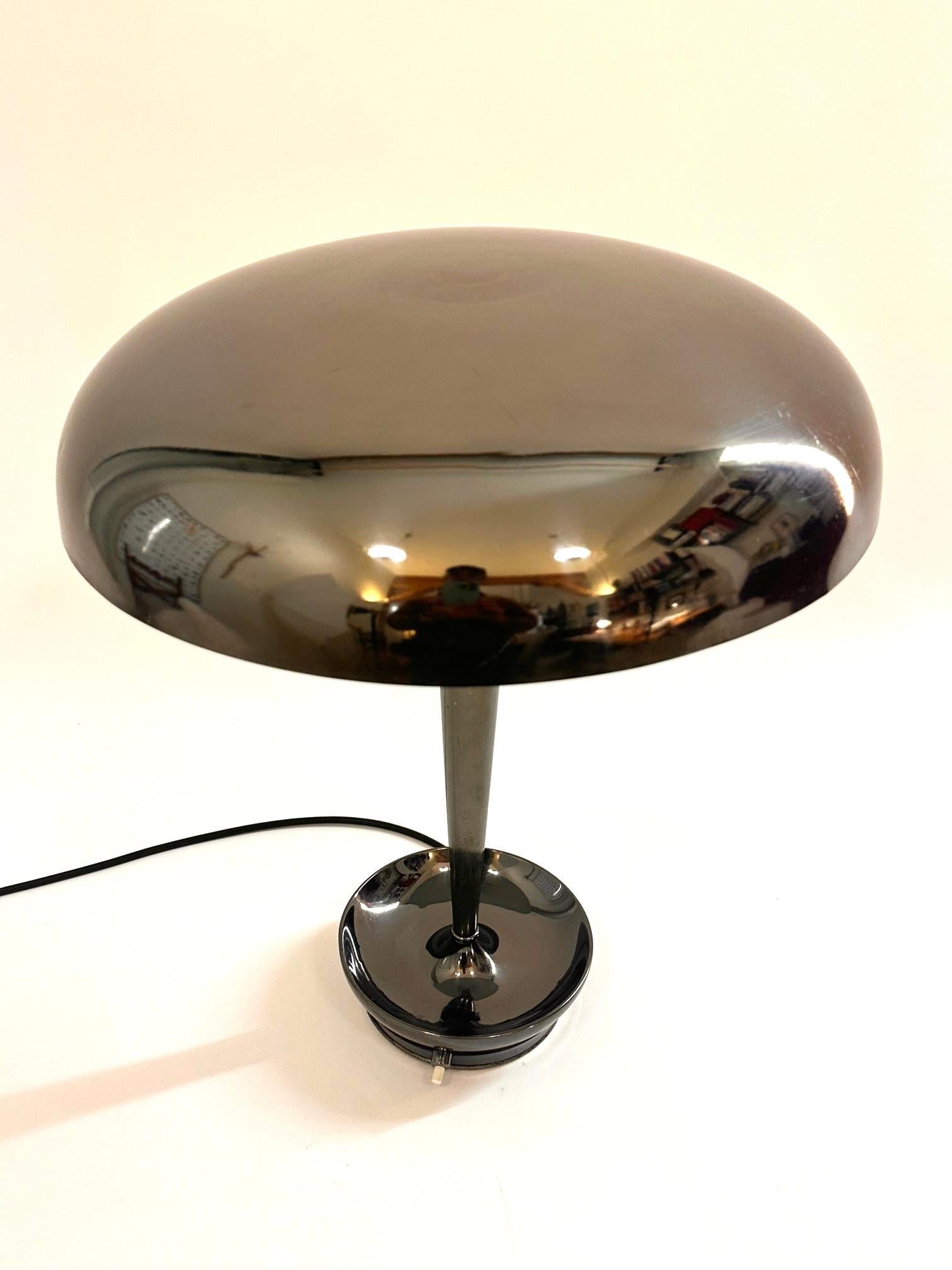 Brass Stilnovo Table/Desk Lamp Mod.  D 4639 . Milan . 1950 For Sale