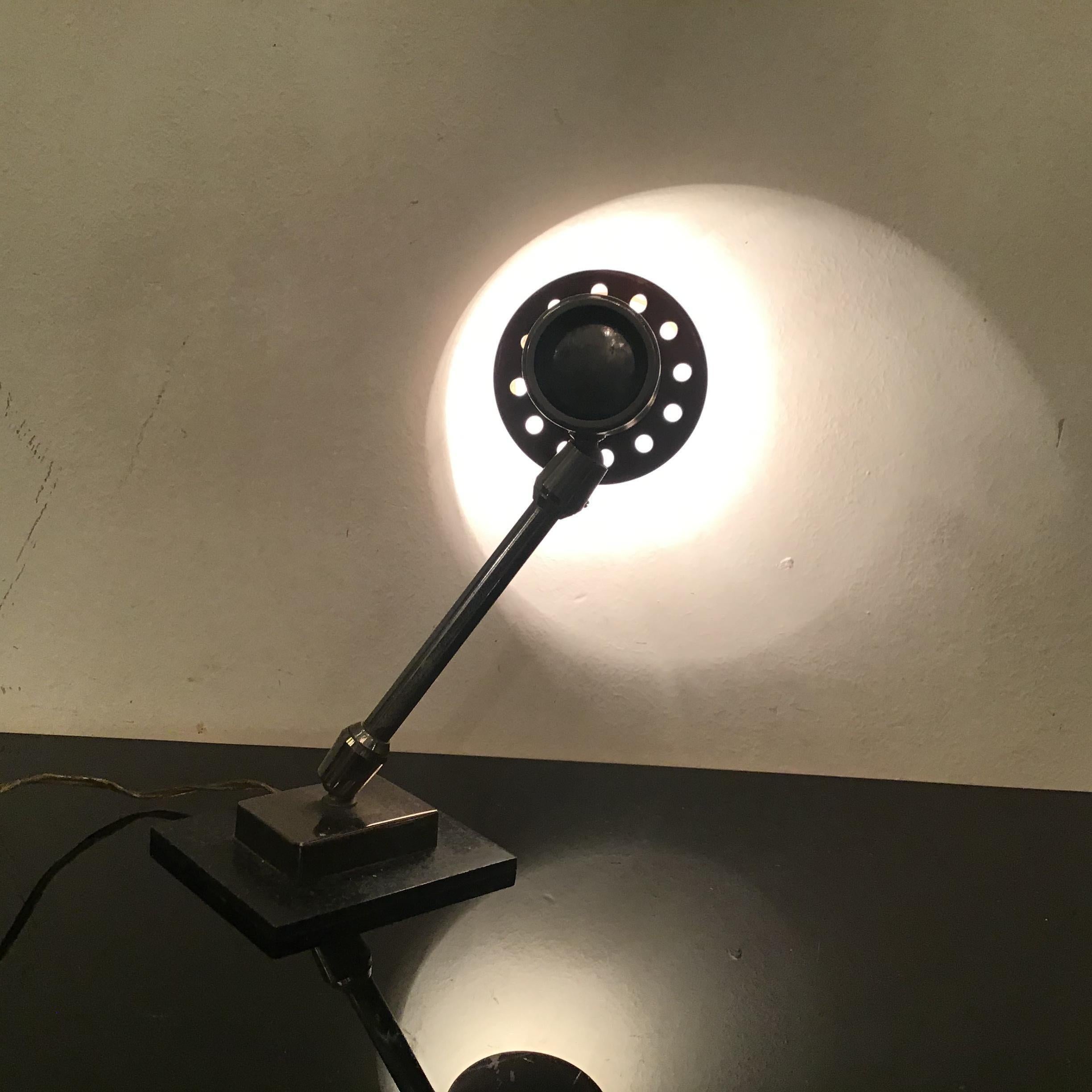 Stilnovo lampe de bureau rglable en mtal crme, Italie, 1950 en vente 6