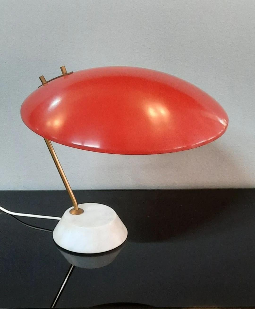 Laiton Lampe de table Stilnovo de Bruno Gatta en vente