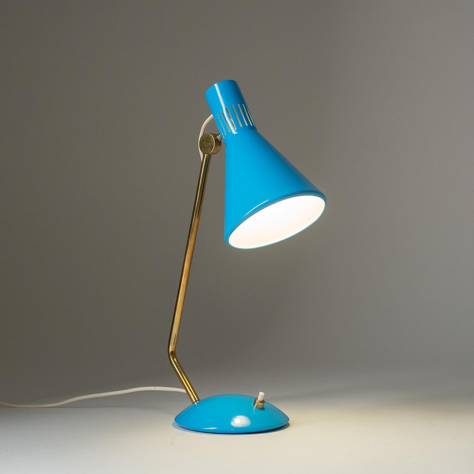 Lacquered Stilnovo Table Lamp, circa 1960 For Sale
