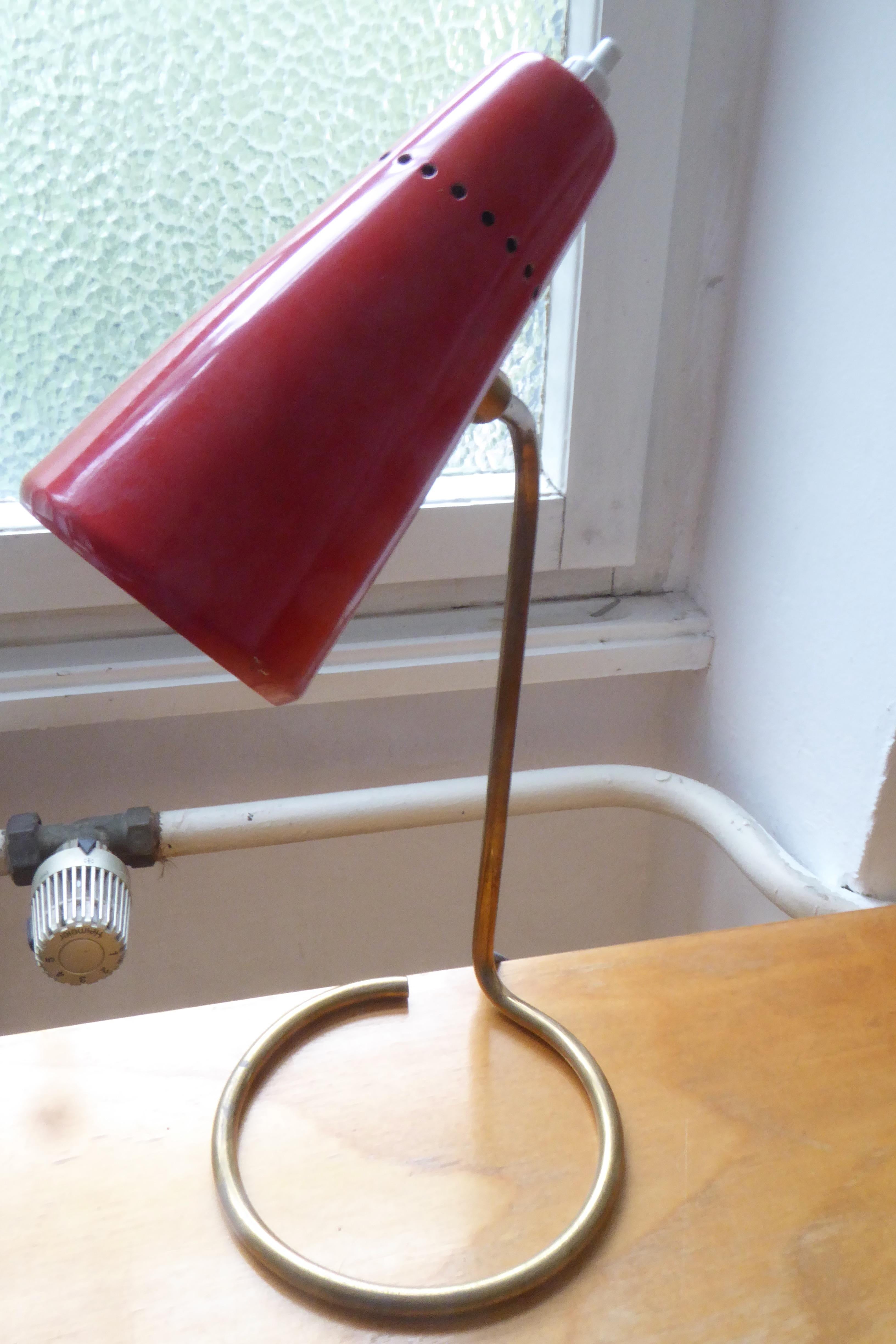 Metal Stilnovo Table Lamp