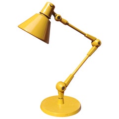 Stilnovo Table Lamp in Yellow Metal, 1970