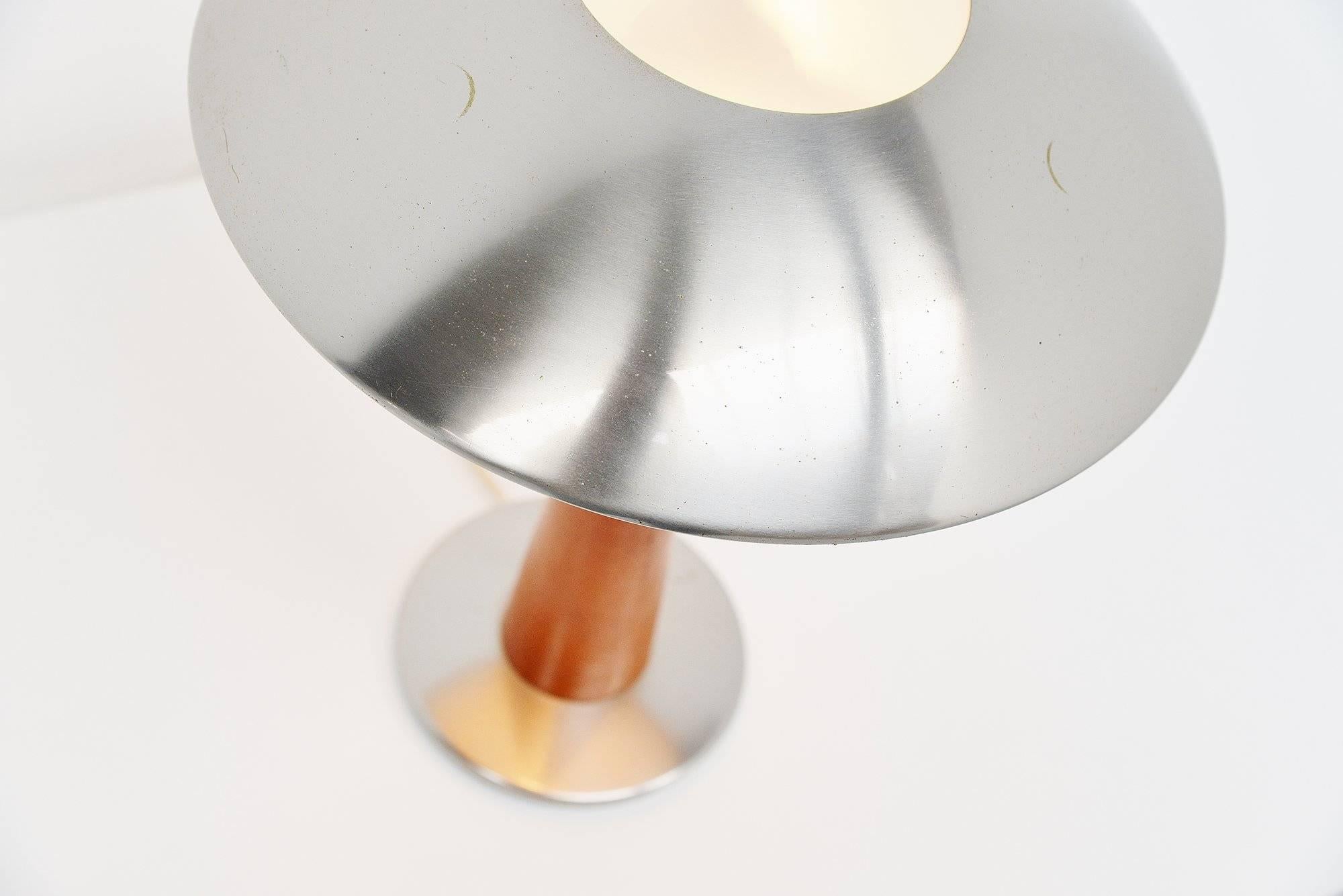 Lampada da tavolo in pelle Stilnovo Modello 8041, Italia, 1960 1