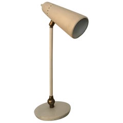 Stilnovo Table Lamp Marble Brass Metal 1950 Italy, Adjustable in Multiple Direct
