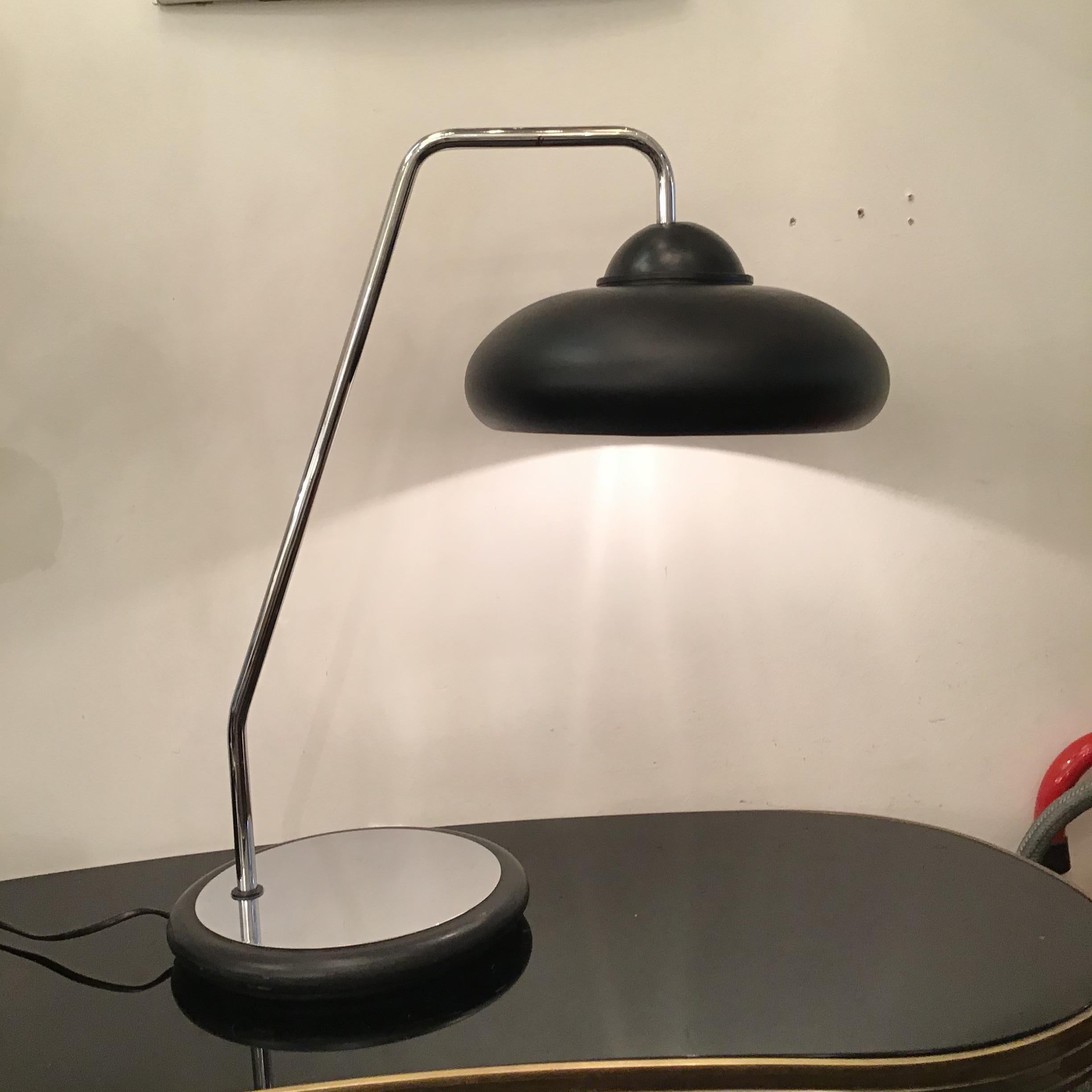 Stilnovo Table Lamp Matal Crome Metal 1970 Italy For Sale 8