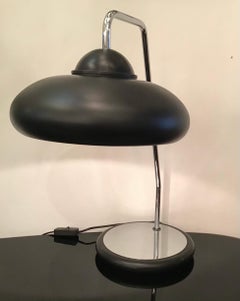 Stilnovo Table Lamp Matal Crome Metal 1970 Italy