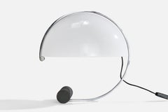Stilnovo, Table Lamp, Metal, Chrome, Acrylic, Italy, 1970s