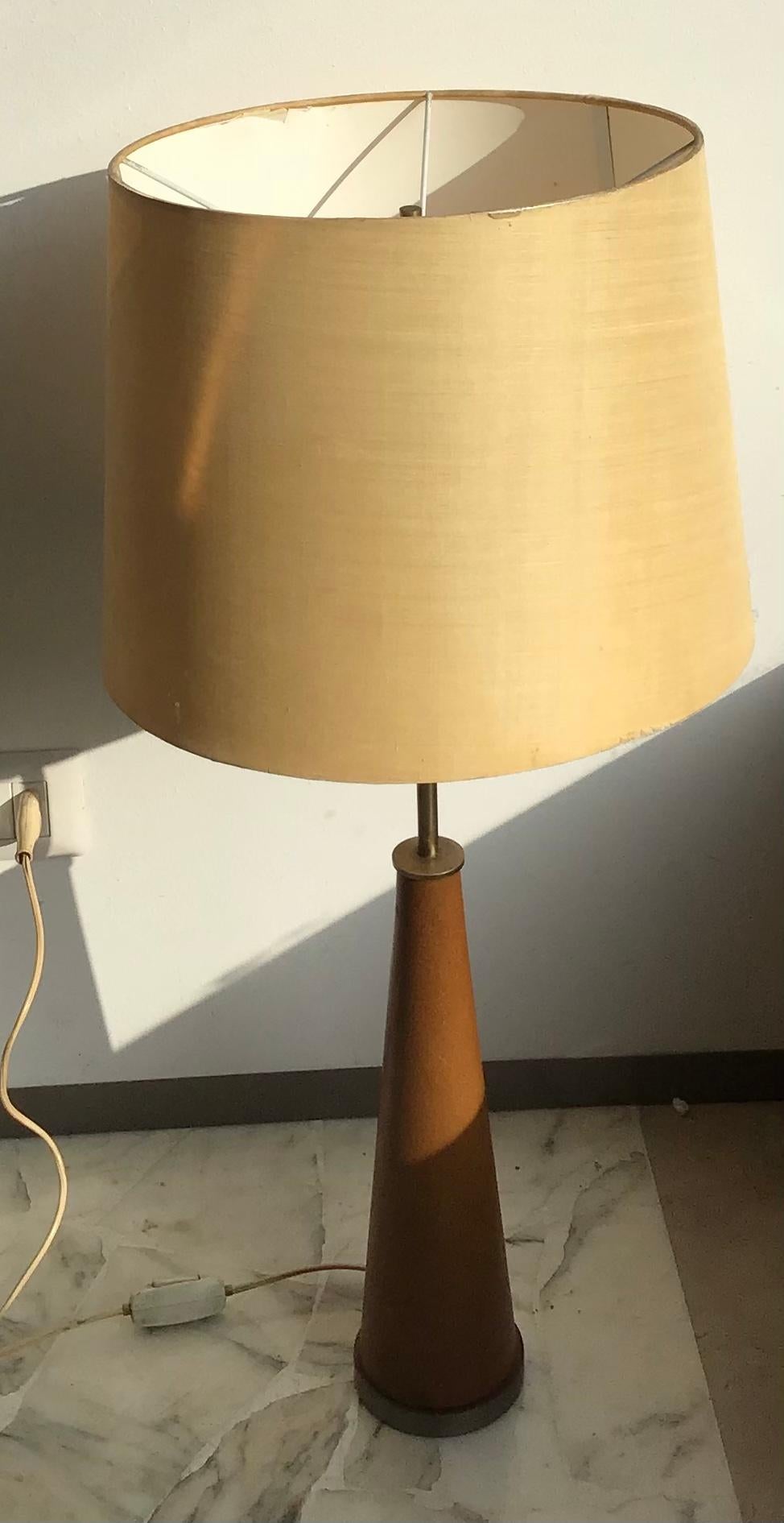 crome table lamp